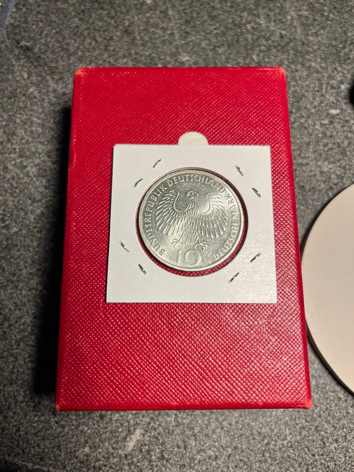 Duitse 10 Mark munt 1972 Olympische Spelen München, Ophalen of Verzenden, Duitsland, Losse munt, Zilver