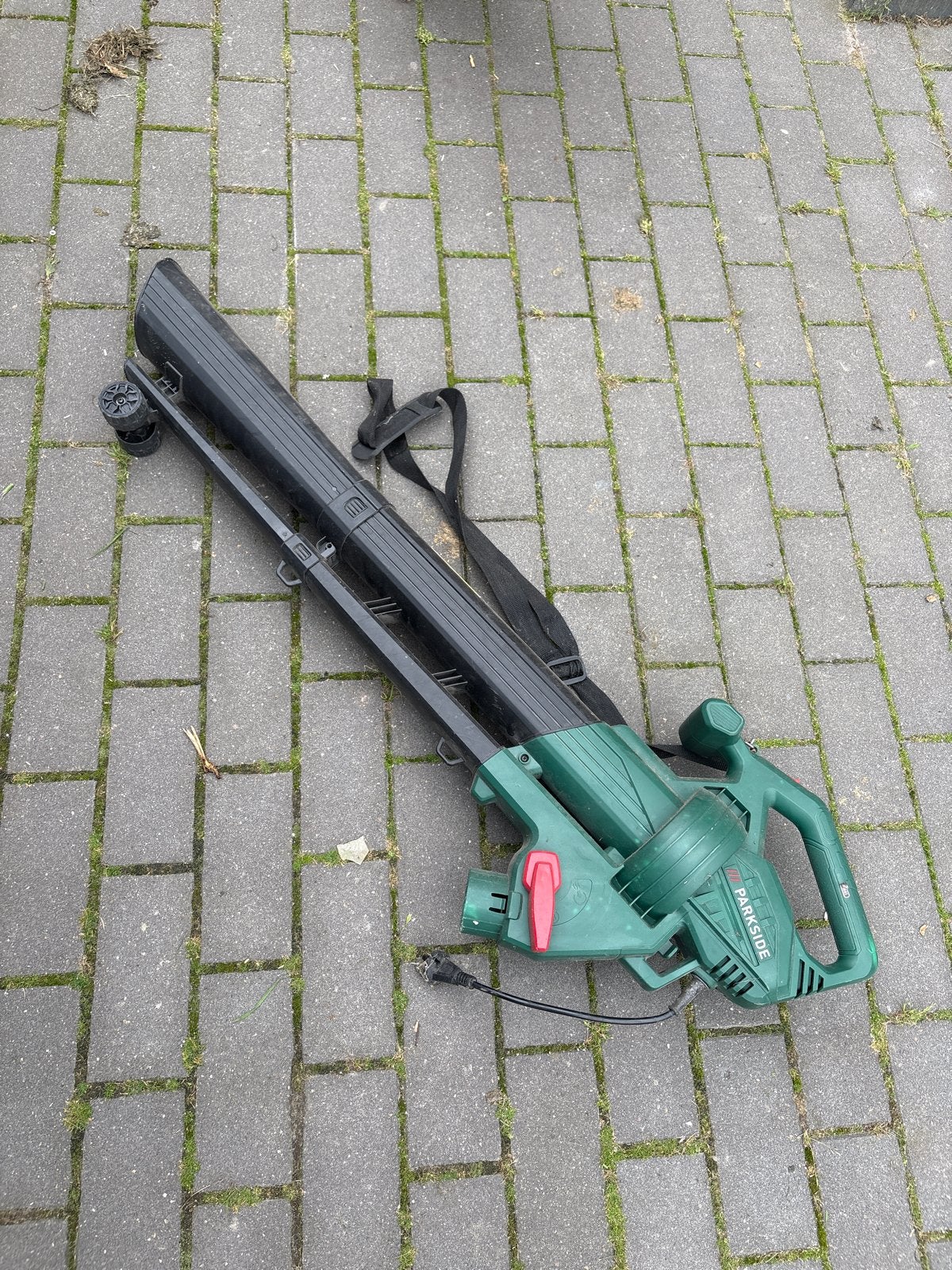 Parkside elektrische bladblazer/bladzuiger, Ophalen, Gebruikt, Met zuigfunctie, Handgedragen