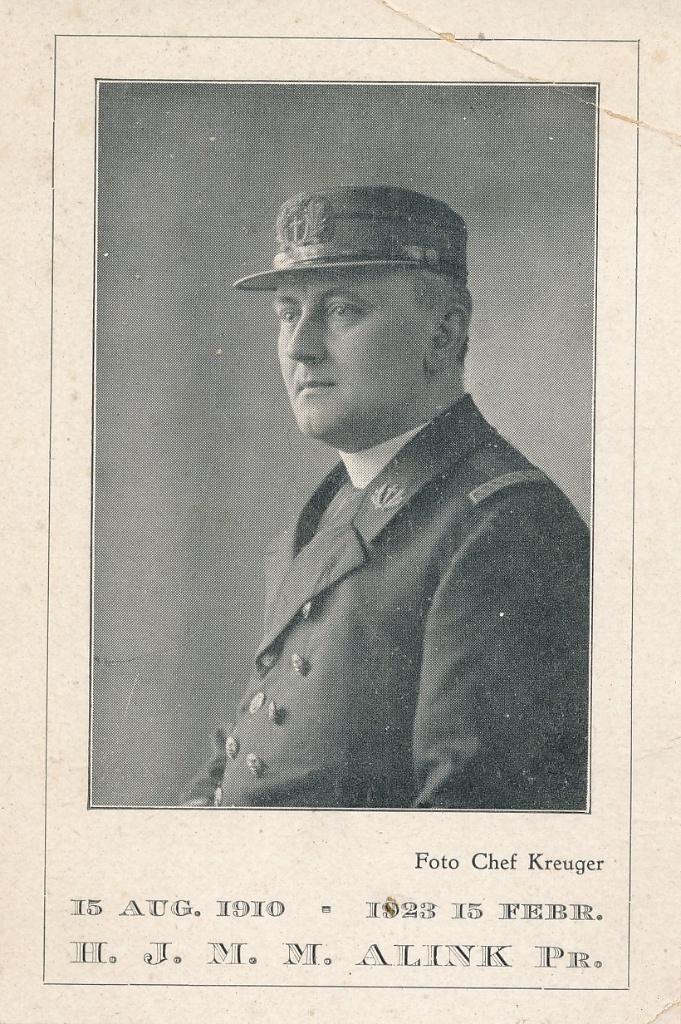 Fotoprent van H.J. M.M. Alink  Hoofdvlootaalmoezenier 1923, Ophalen of Verzenden, Zo goed als nieuw, Kaart of Prent, Christendom | Katholiek