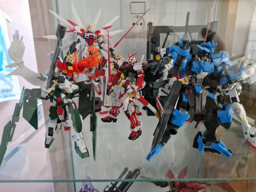 Veel gebouwde Gundam sets, Hobby en Vrije tijd, Modelbouw | Figuren en Diorama's, Ophalen of Verzenden, 1:50 of kleiner