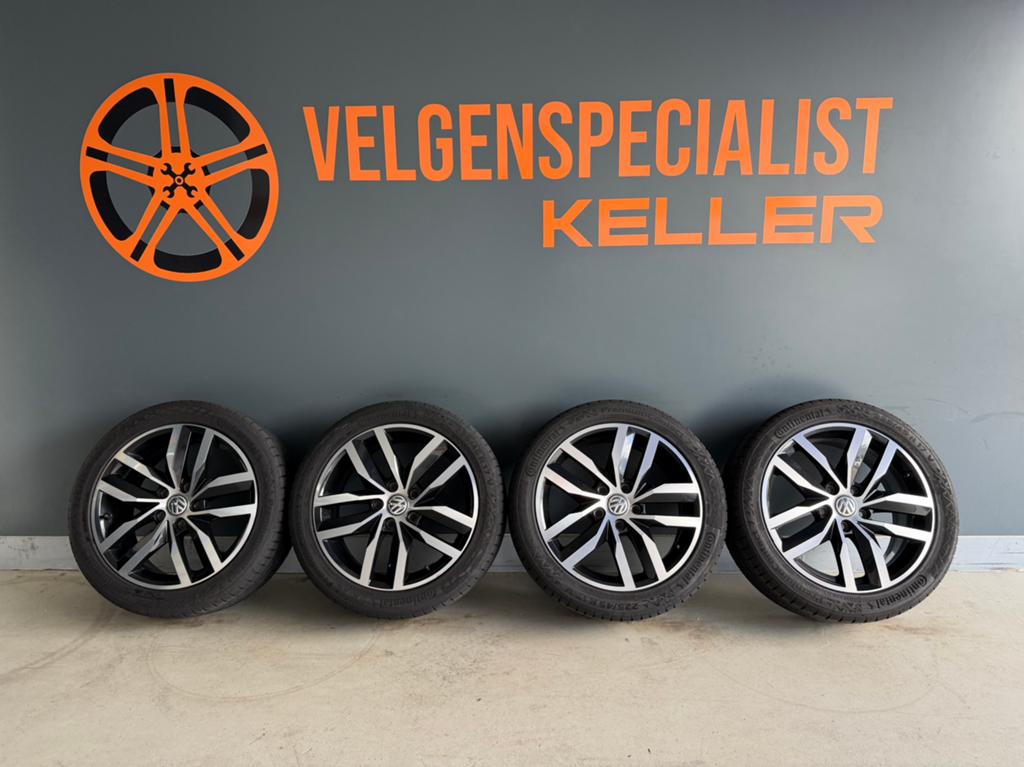 Volkswagen Golf 17 inch Madrid velgen 5x112 Orig Conti Zomer, Auto-onderdelen, Banden en Velgen, Ophalen of Verzenden, 17 inch
