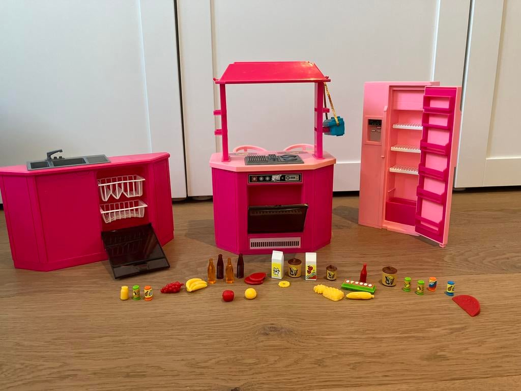 Vintage barbie keuken, Ophalen, Zo goed als nieuw, Overige typen