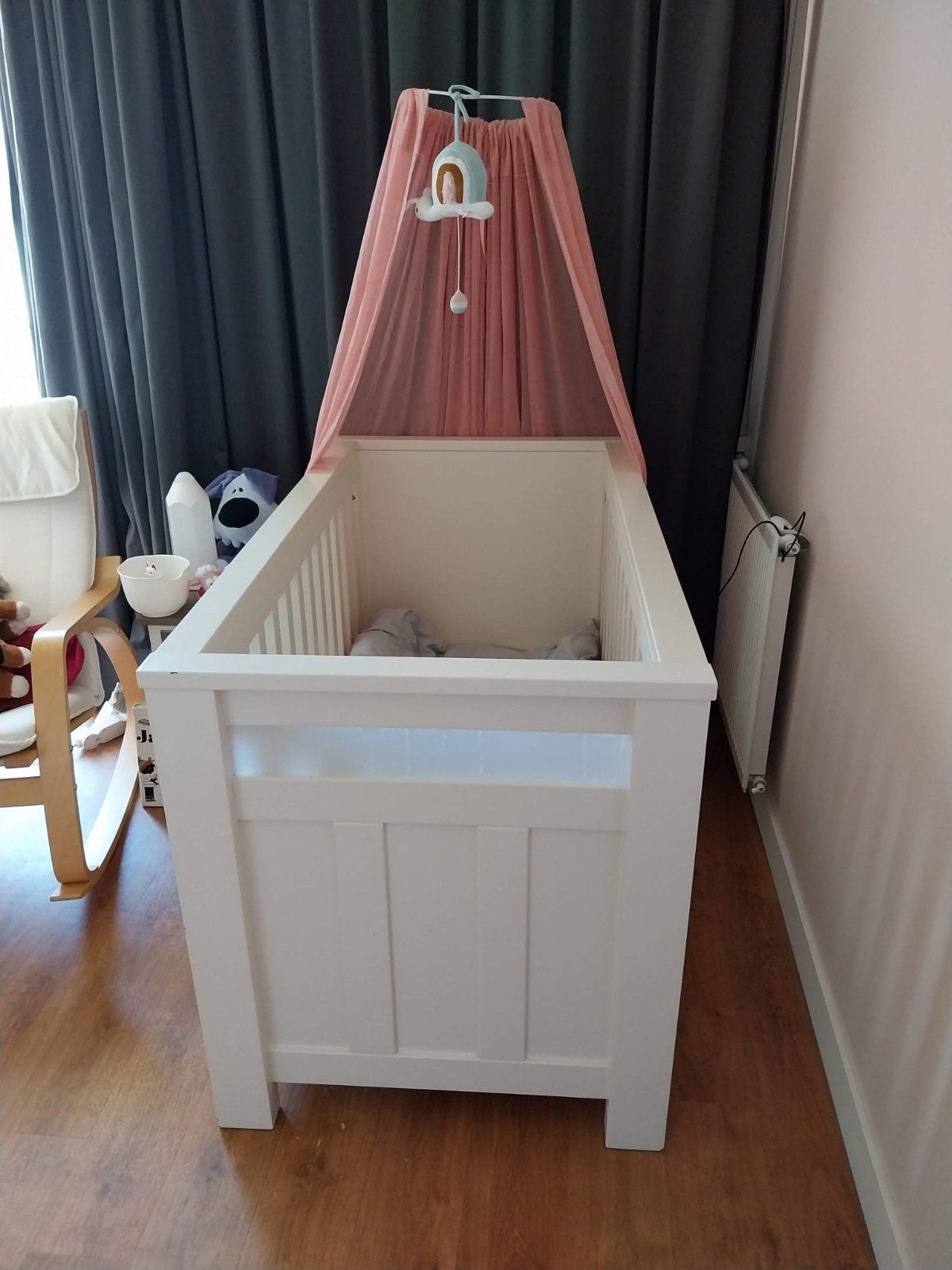 Complete babykamer TWF Megane ledikant, commode, kast, plank, Kinderen en Baby's, Kinderkamer | Complete kinderkamers, Ophalen