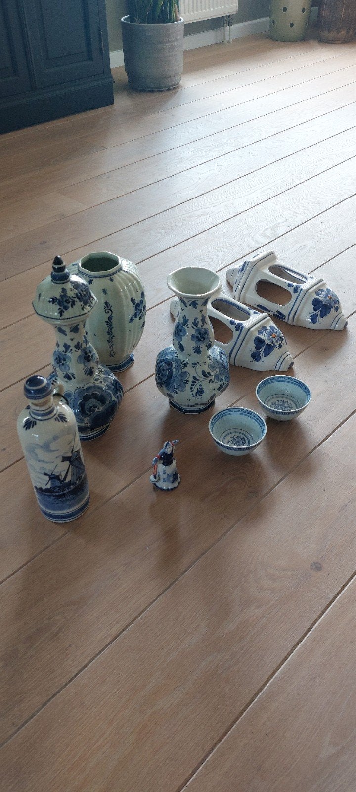 delft blauw, Ophalen