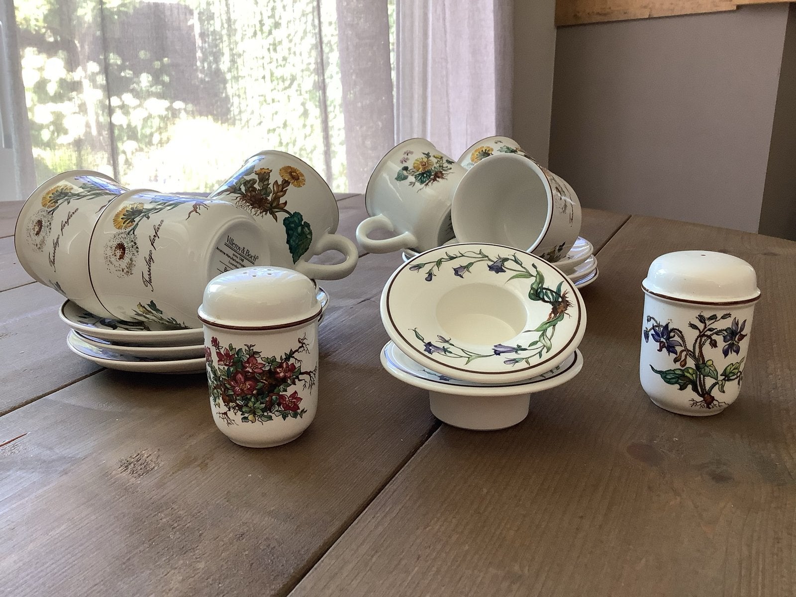 Villeroy & Boch Botanica Servies - Vintage Set, Ophalen, Gebruikt, Villeroy & Boch, Vintage