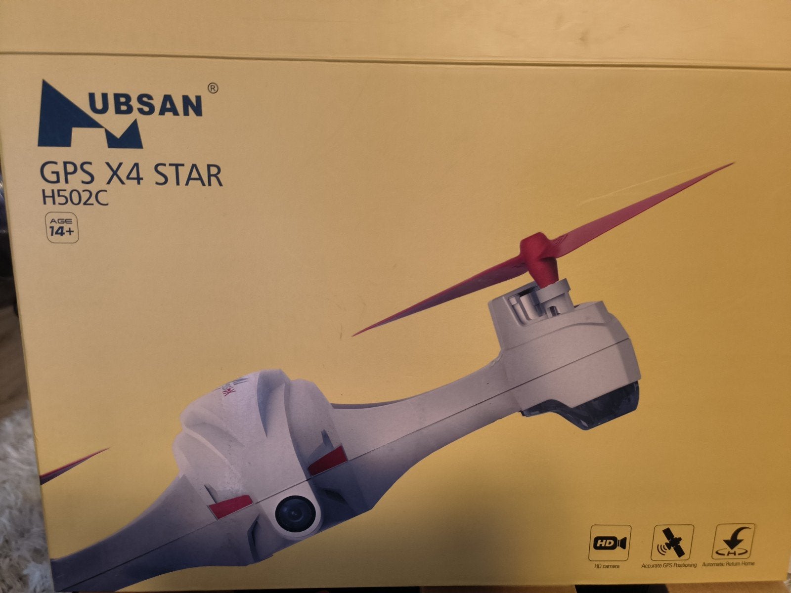Hubsan GPS X4 Star H502C Drone - Nieuw, Cameradrone, 100 tot 1000 meter, Hubsan, Ophalen of Verzenden