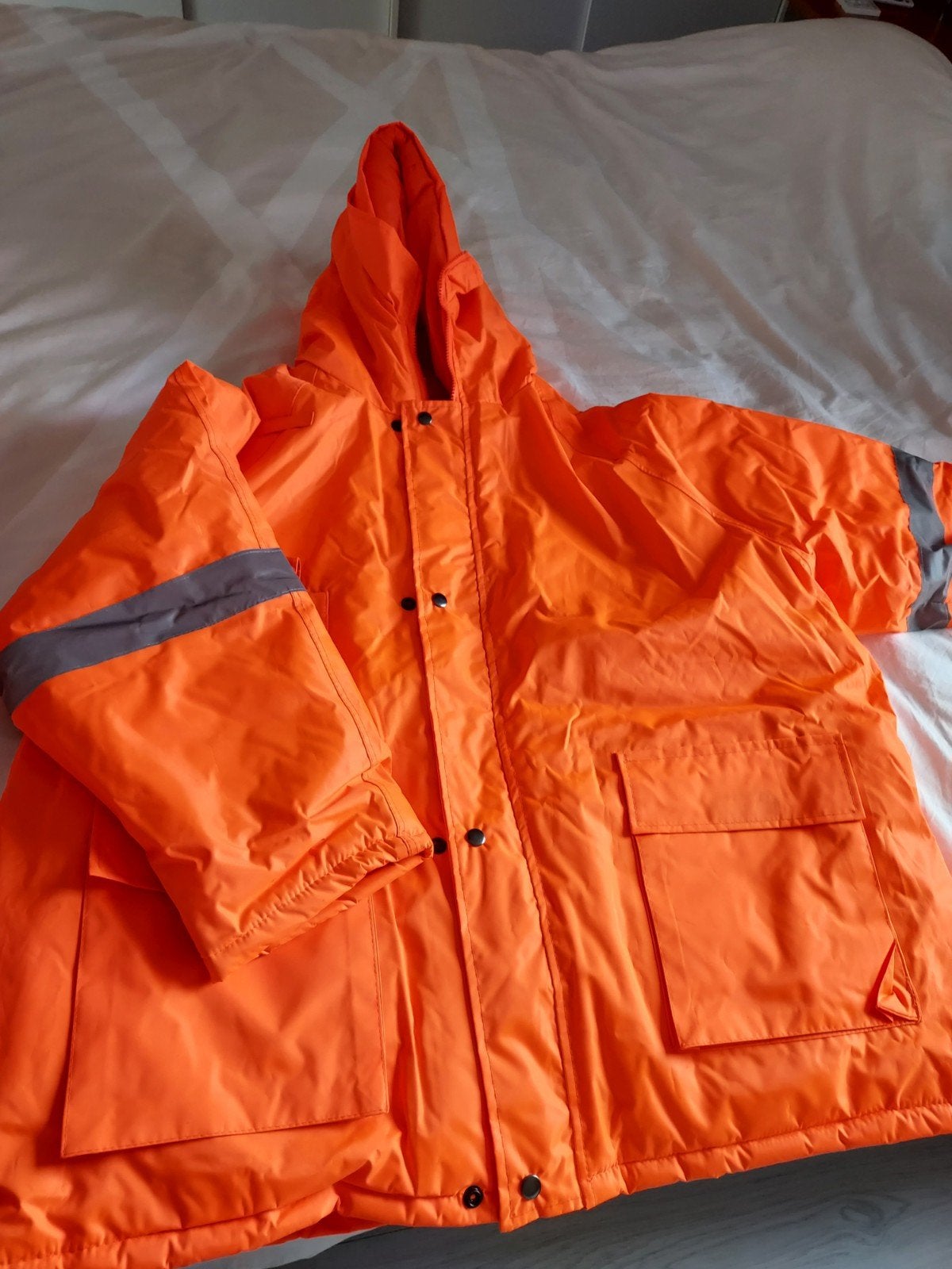 Dancel Oranje Werkjas - Waterbestendig & Warm, Ophalen of Verzenden, Zo goed als nieuw, Dancel, Overige maten