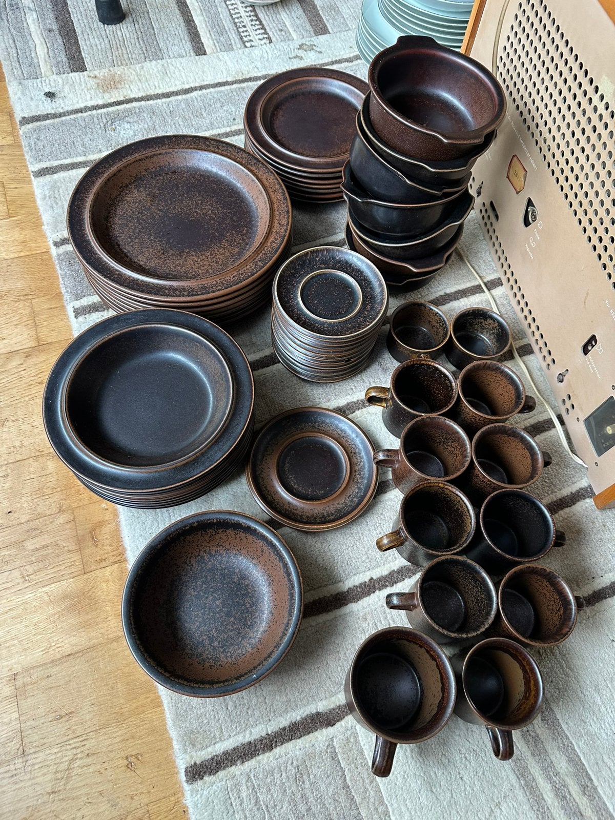 Arabia Finland Ruska Ulla Procopé servies – 54-delig, Ophalen, Keramiek, Vintage, Compleet servies