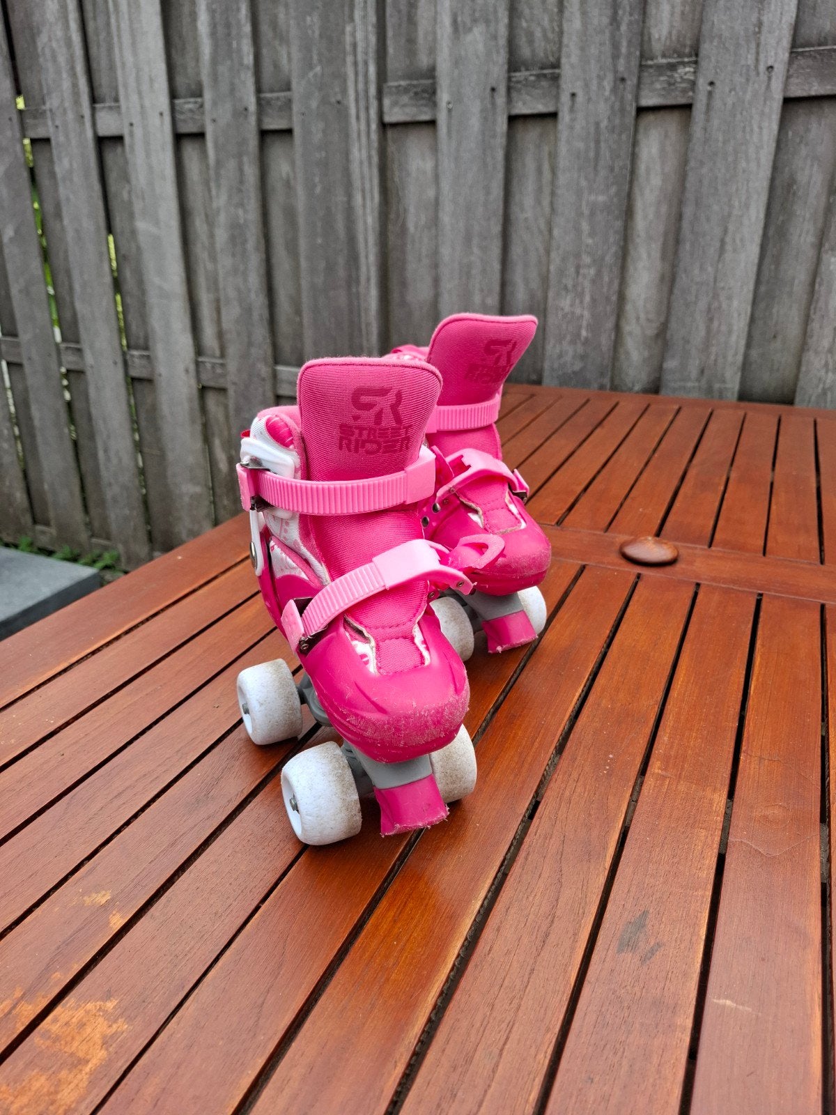 Meisjes rolschaatsen, Ophalen, Verstelbaar, Gebruikt, Kinderen