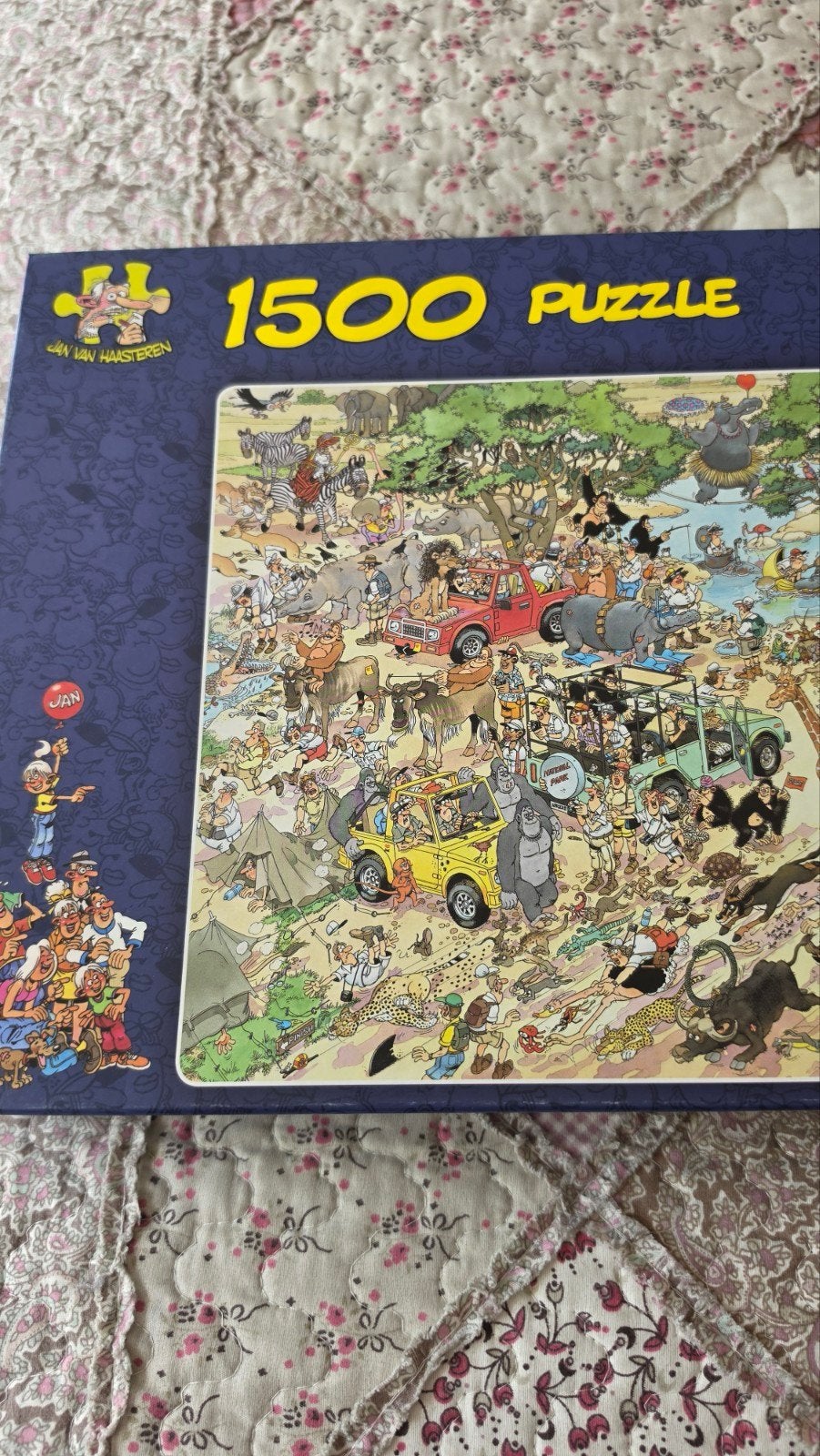 puzzel Jan van haasteren Safari, Ophalen, 500 t/m 1500 stukjes, Zo goed als nieuw, Legpuzzel