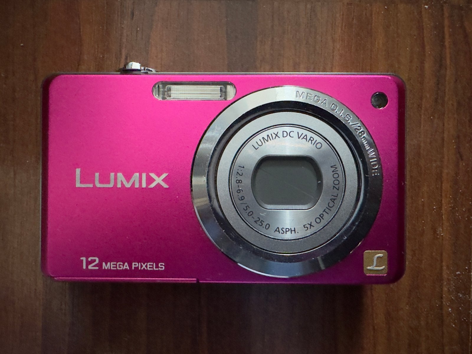 Panasonic Lumix DMC-FS10 roze compactcamera, Audio, Tv en Foto, Fotocamera's Digitaal, Gebruikt, Panasonic, 12 megapixels, Compactcamera