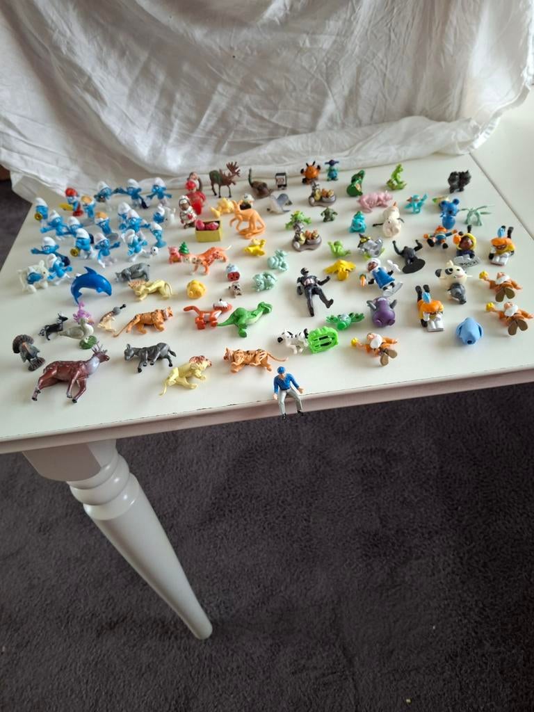 Smurfen, poppetjes,dieren., Verzamelen, Poppetjes en Figuurtjes, Ophalen of Verzenden, Zo goed als nieuw