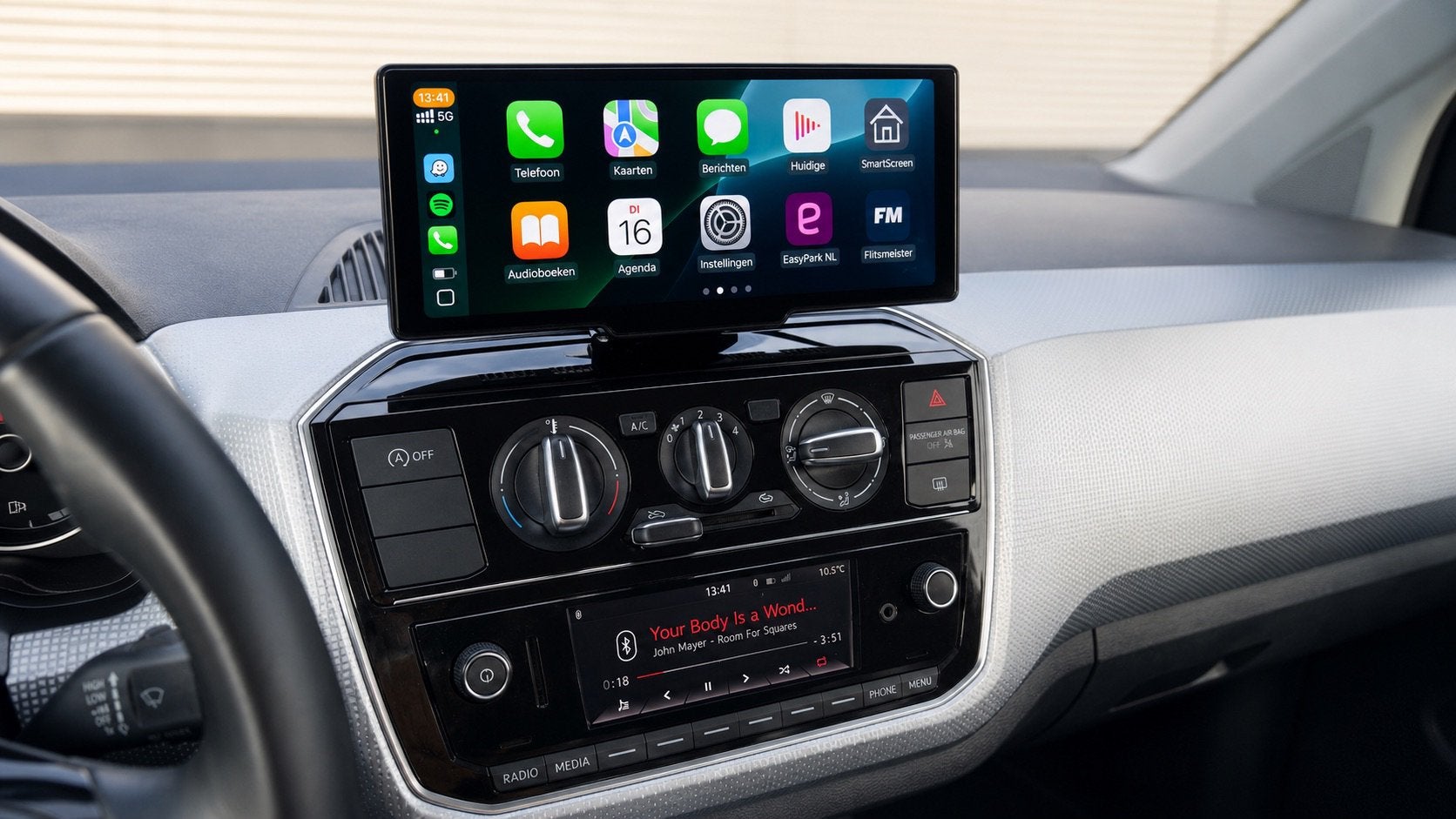 Up! Citigo en MII CarPlay Android auto plug en play, Auto diversen, Autoradio's, Zo goed als nieuw, Ophalen