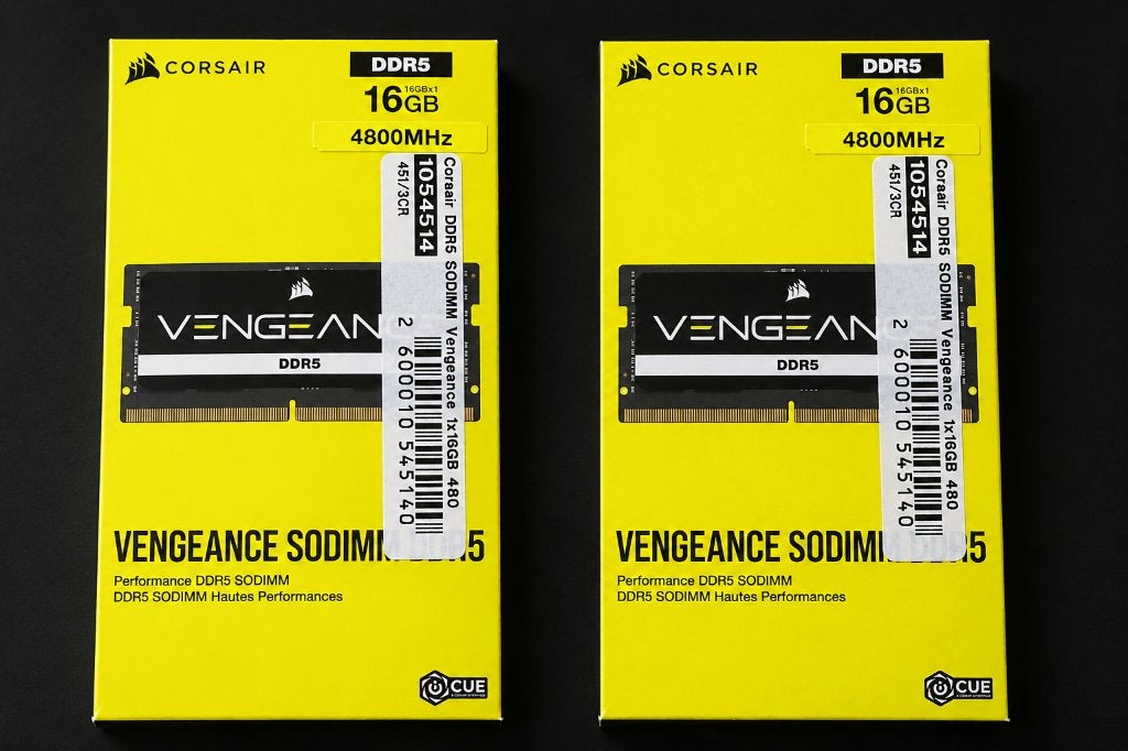 Corsair Vengeance 32GB (2x16GB) DDR5 4800MHz Laptop RAM, Computers en Software, 32 GB, Ophalen of Verzenden, Zo goed als nieuw