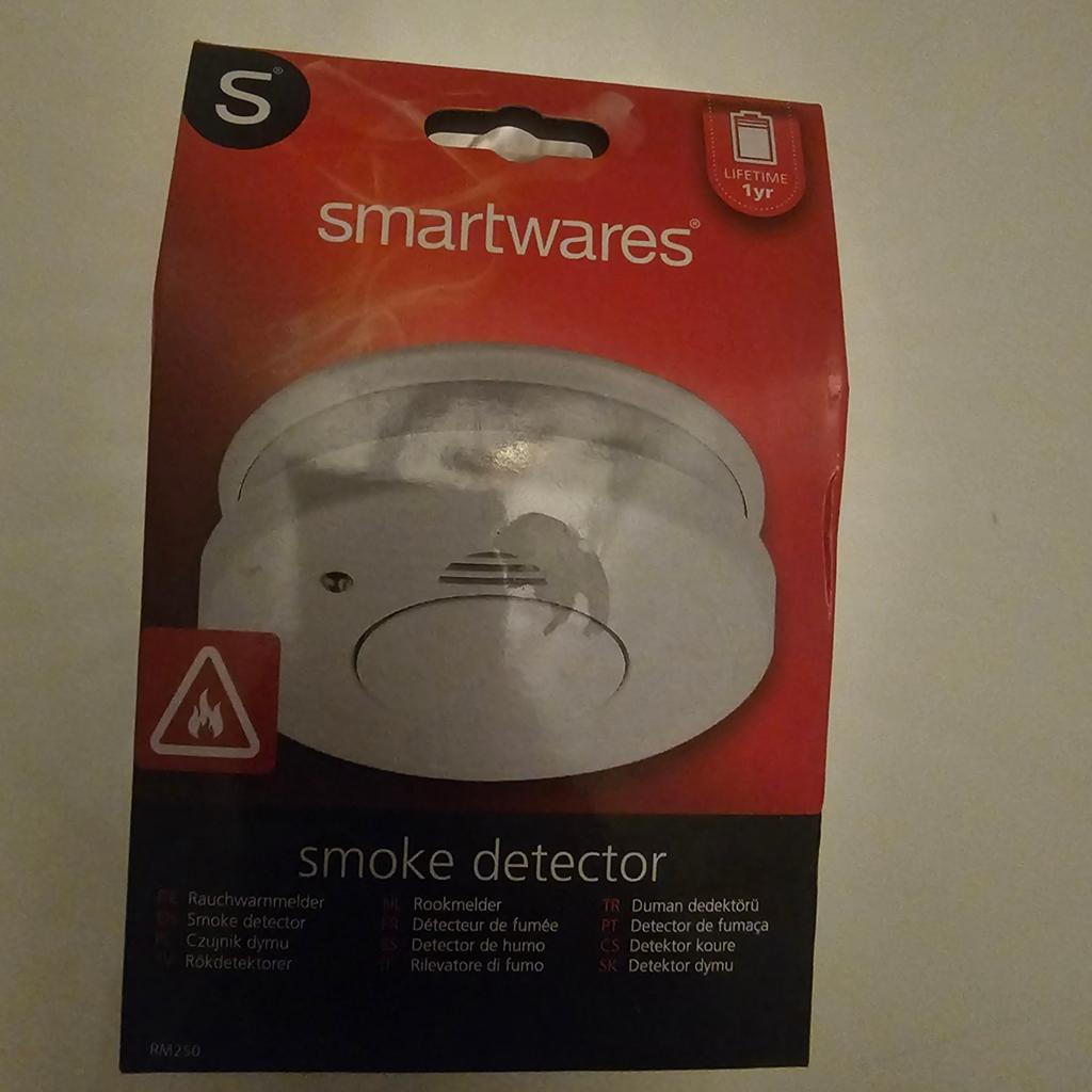 Nieuwe Smartwares Rookmelder - Essentiële Veiligheid, Ophalen of Verzenden, Nieuw, Detector, Sensor of Melder, Rook