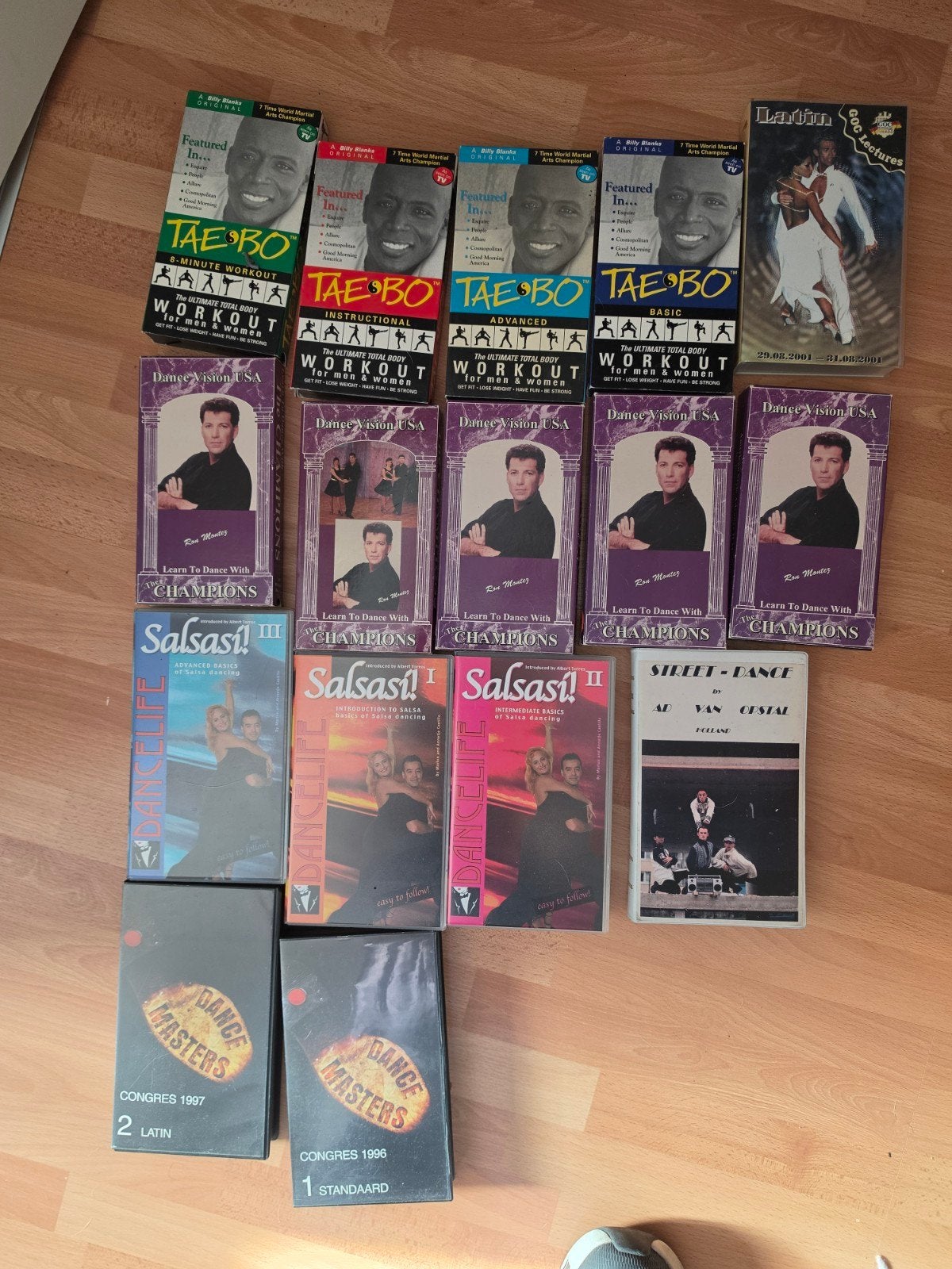 Dans- en workout video's (Tae Bo, Salsasi, Dance Masters), Muziek, Alle leeftijden, Ophalen of Verzenden, VHS