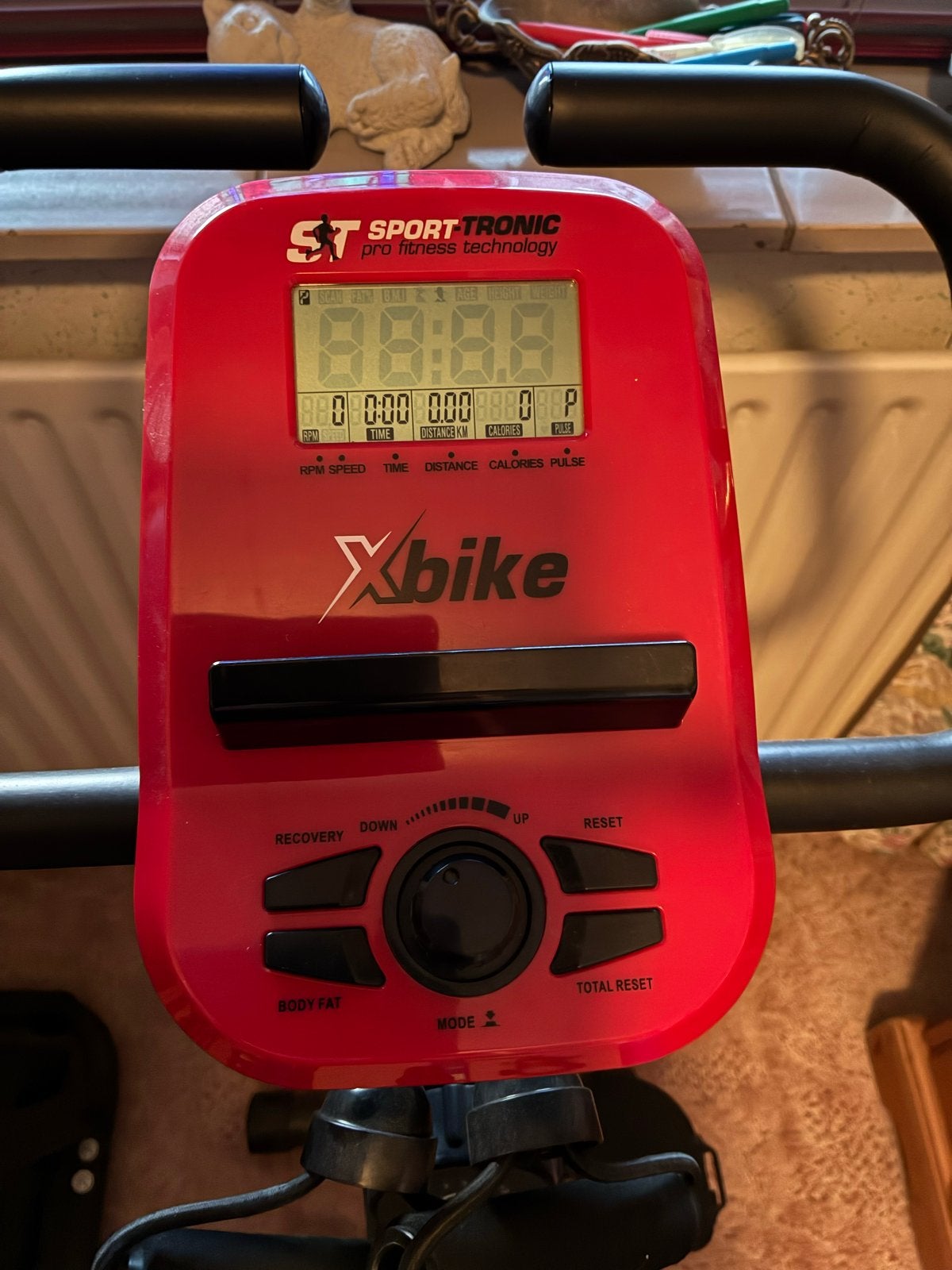 Sport-Tronic X-Bike Hometrainer - Opvouwbaar, Ophalen, Gebruikt, Metaal, Benen