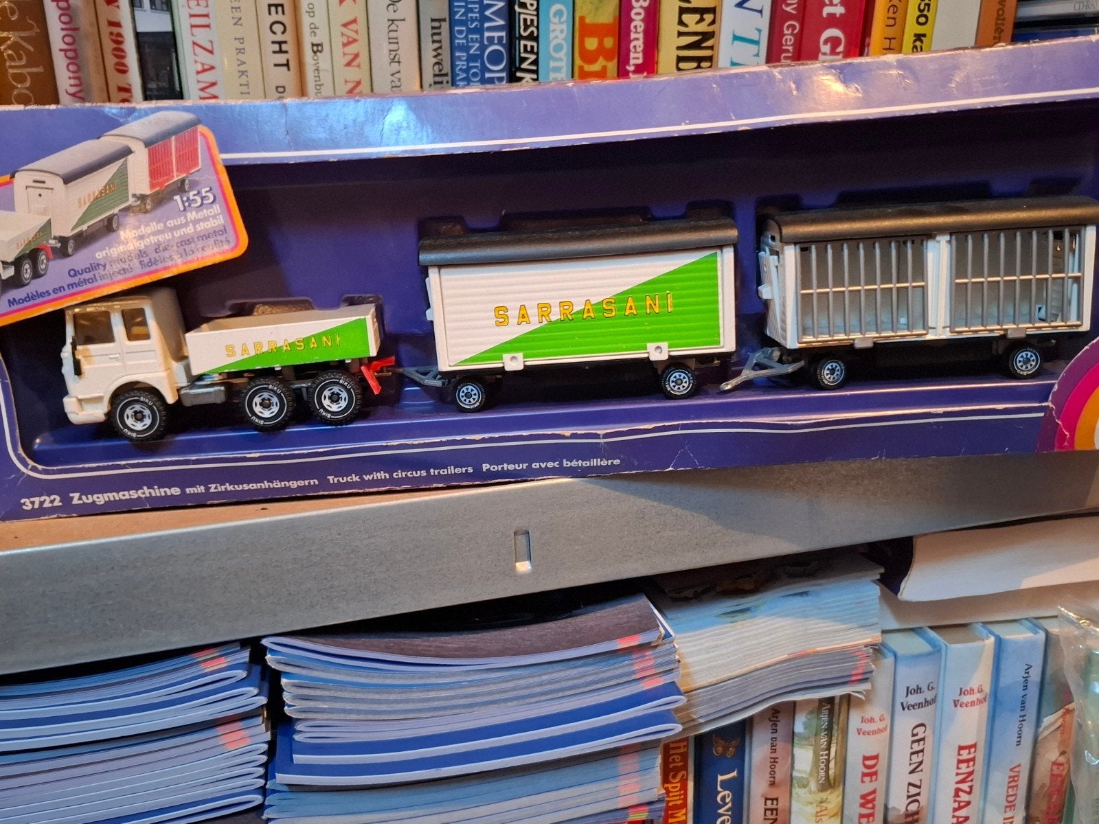 Siku 3722 Circus Vrachtwagen met Aanhangers, Ophalen of Verzenden, Nieuw, Bus of Vrachtwagen, SIKU