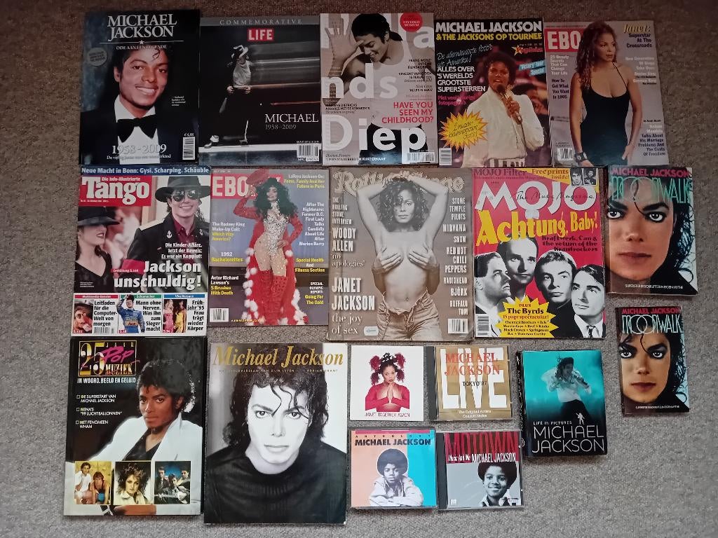 Michael Jackson., Verzamelen, Ophalen of Verzenden, Zo goed als nieuw, Boek, Tijdschrift of Artikel