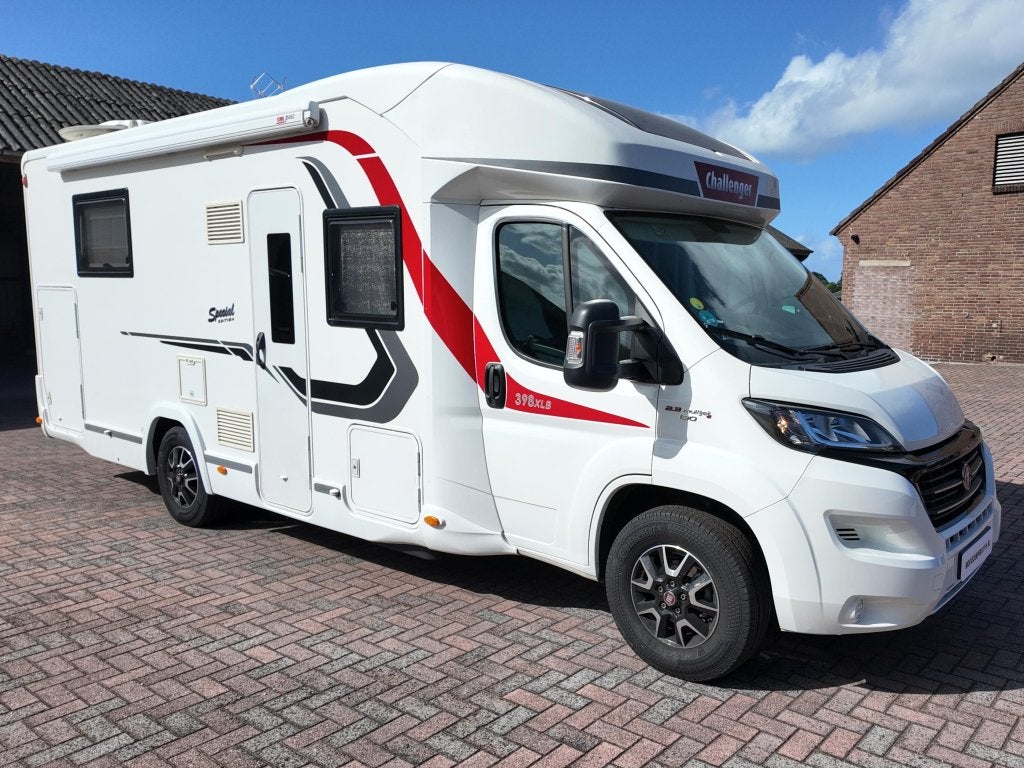 Challenger Special Edition 398 XLB full options met 2x airco, ESP-stabiliteitscontrole, Ringverwarming, Fiat, 7 tot 8 meter