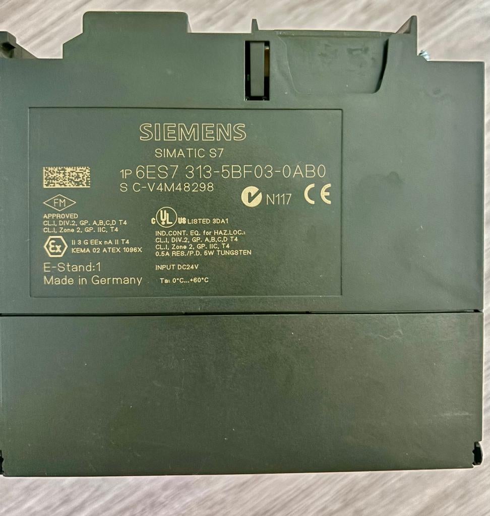 SIEMENS - Simatic - PLC - CPU313C - 6ES7313-5BF03-0AB0, Ophalen of Verzenden, Gebruikt