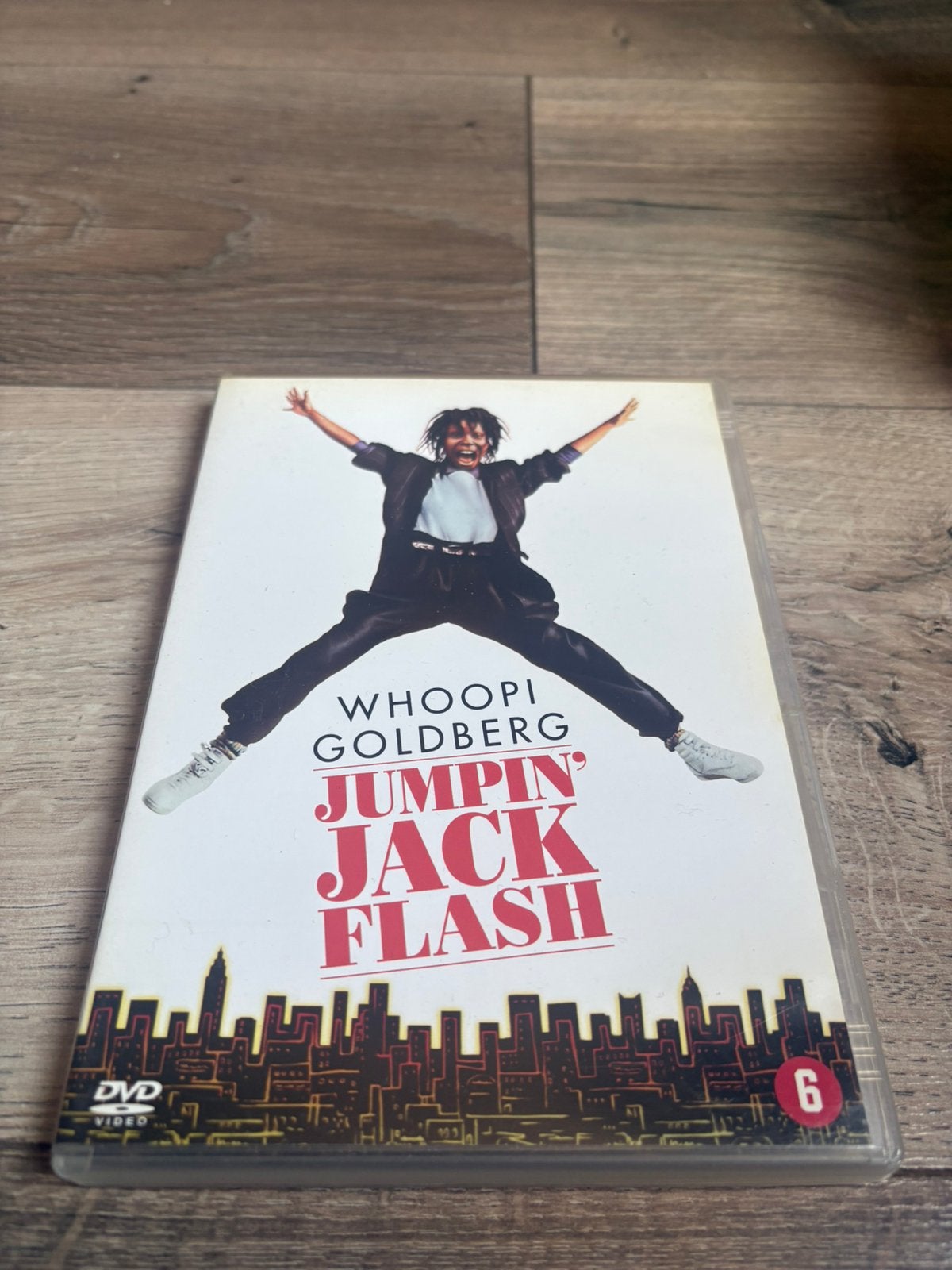 Jumpin Jack Flash met Whoopi Goldberg, Vanaf 12 jaar, Ophalen of Verzenden, Zo goed als nieuw, Actiekomedie