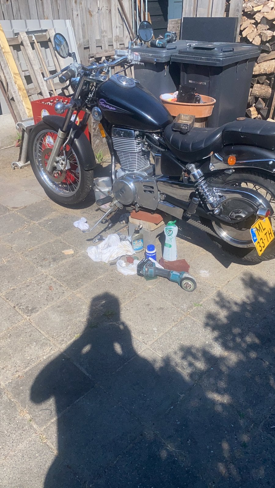 Ls 650 voor onderdelen of zo rijden, Motoren, Ophalen of Verzenden