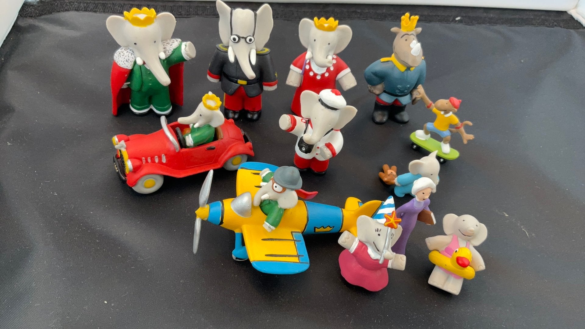 Babar de olifant vintage poppetjes .plastoy, Ophalen of Verzenden, Zo goed als nieuw