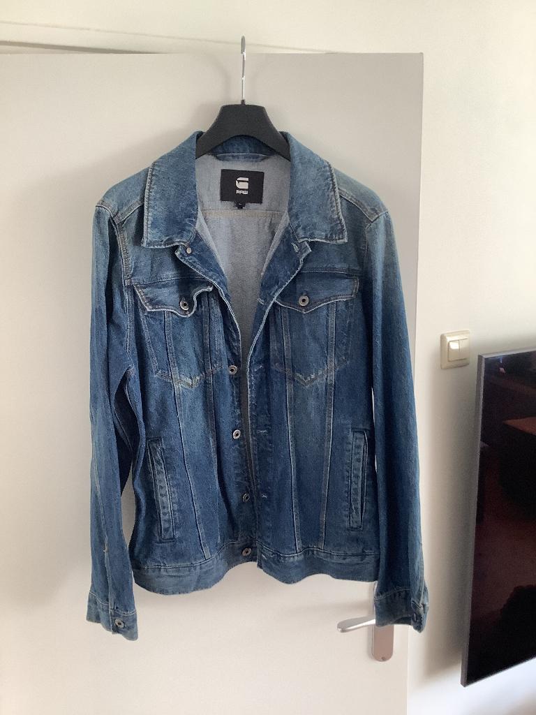 Spijkerjack G-Star, Ophalen, G-Star Raw, Blauw, Maat 56/58 (XL)