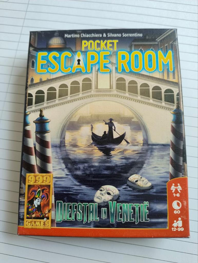 Escape room pocket - diefstal in Venetië, Ophalen of Verzenden