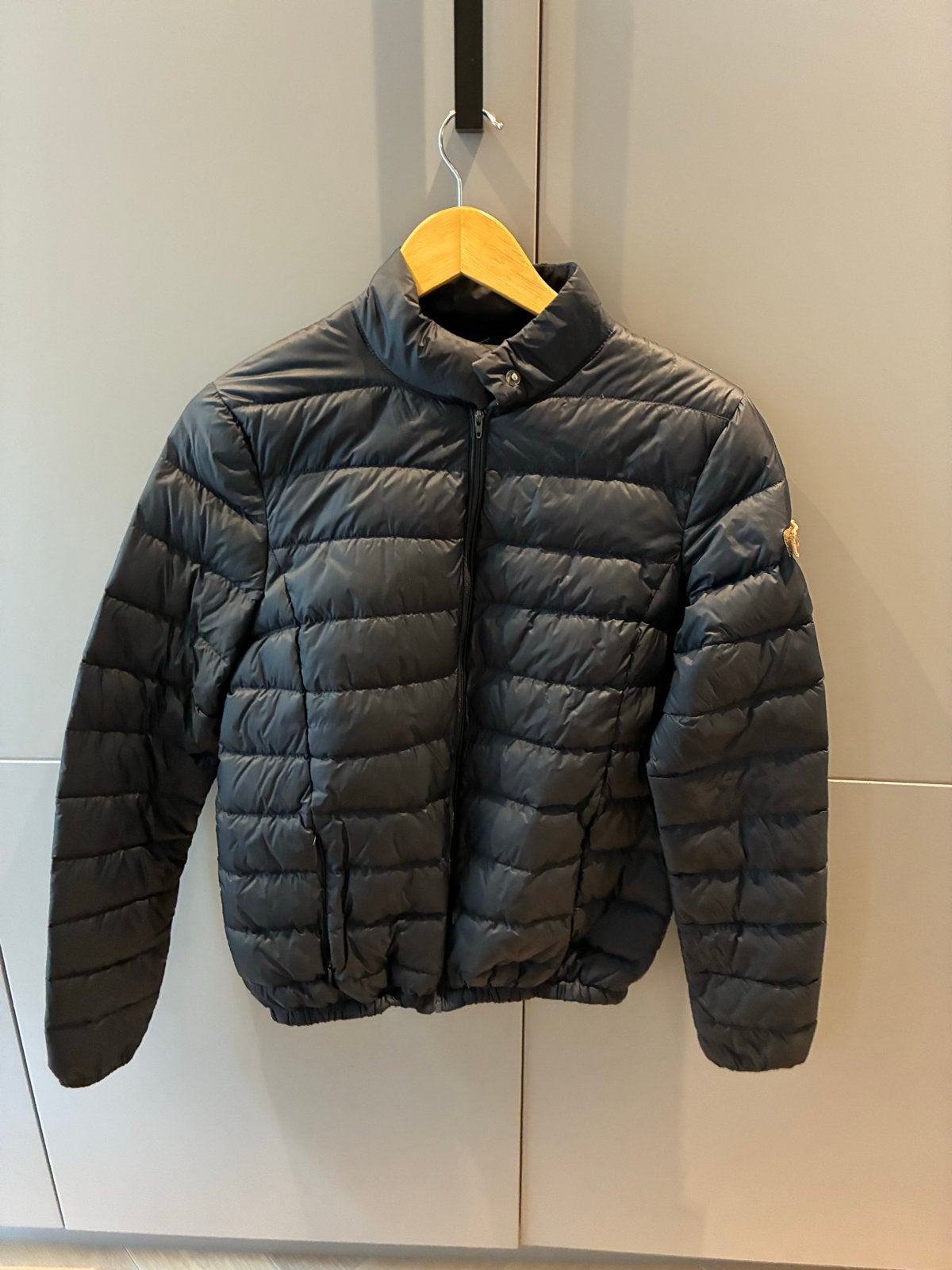 Moscow donkerblauwe pufferjas Jas Maat S, Kleding | Dames, Jassen | Winter, Ophalen of Verzenden, Zo goed als nieuw, Maat 36 (S)