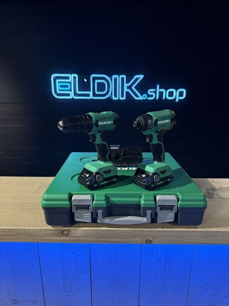 Hikoki KC18DAWCZ Combiset 18V | 2 x 2.0 Ah accu en lader |, Niet ingevuld, Niet ingevuld, Niet ingevuld