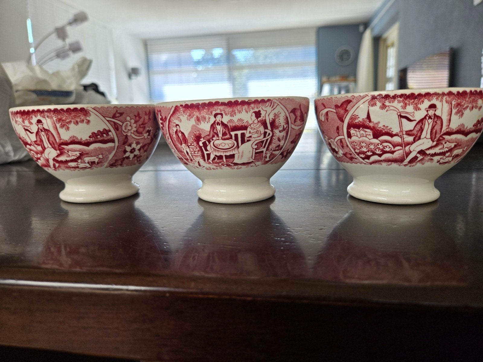 3 kommetjes Petrus Regout Maastricht, Antiek en Kunst, Ophalen of Verzenden