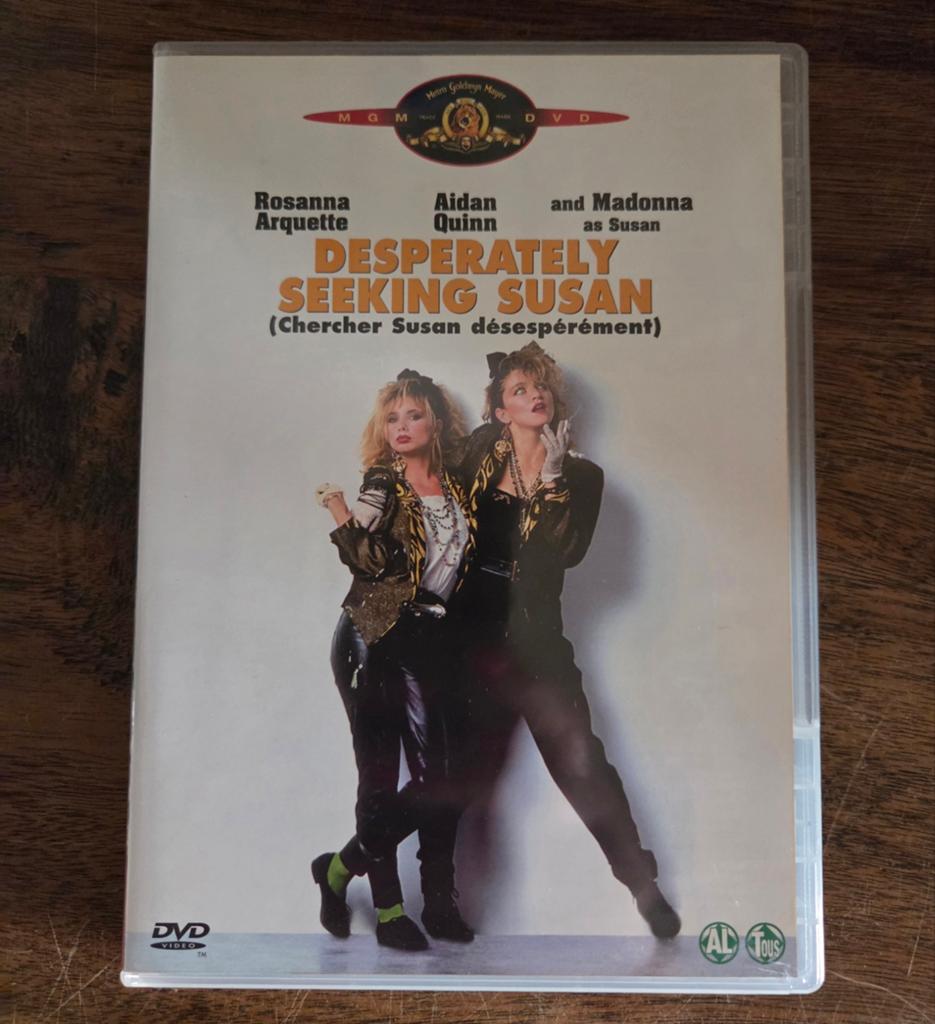 Desperately Seeking Susan DVD - Madonna, Vanaf 6 jaar, Ophalen of Verzenden, Gebruikt, Romantische komedie