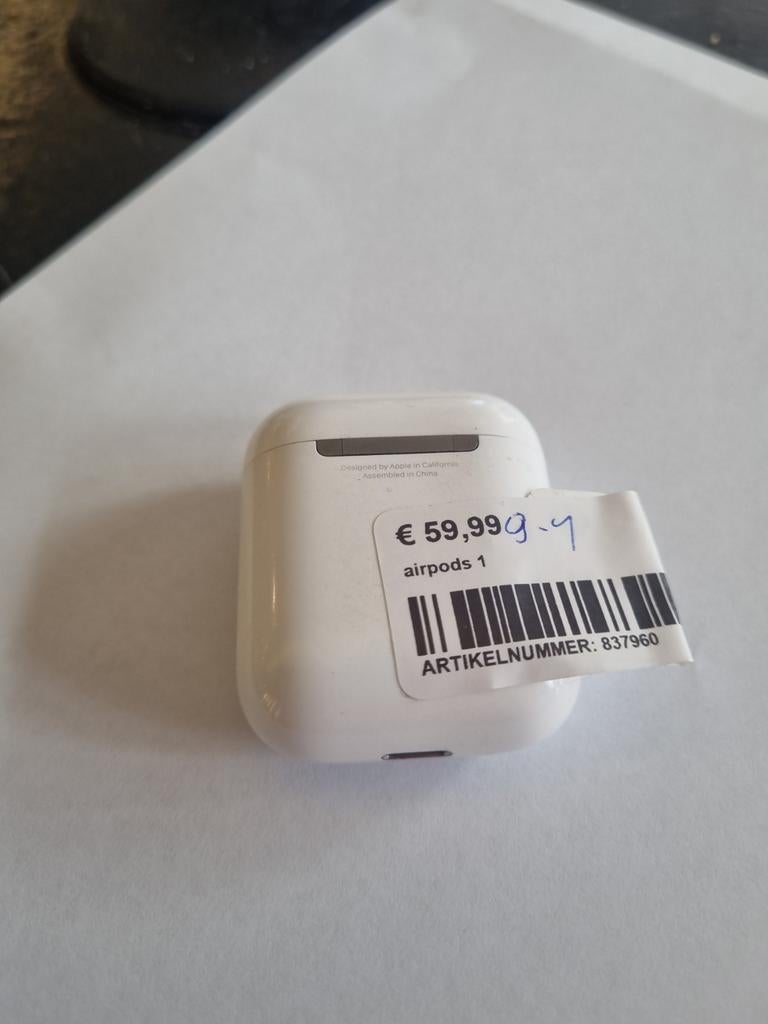Apple AirPods 1e generatie met oplaadcase, Overige merken, Apple Inc., Support@apple.com, Draadloos