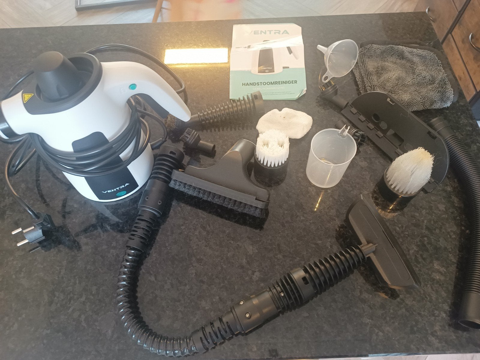 Ventra Handstoomreiniger met accessoires, Witgoed en Apparatuur, Onderdelen en Toebehoren, Ophalen, Gebruikt