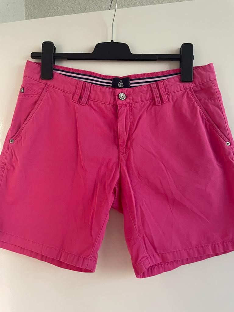 Gaastra 2 x Roze en Witte Shorts - St. Barth & A. Camara, Kleding | Dames, Kort, Ophalen of Verzenden, Zo goed als nieuw, Roze