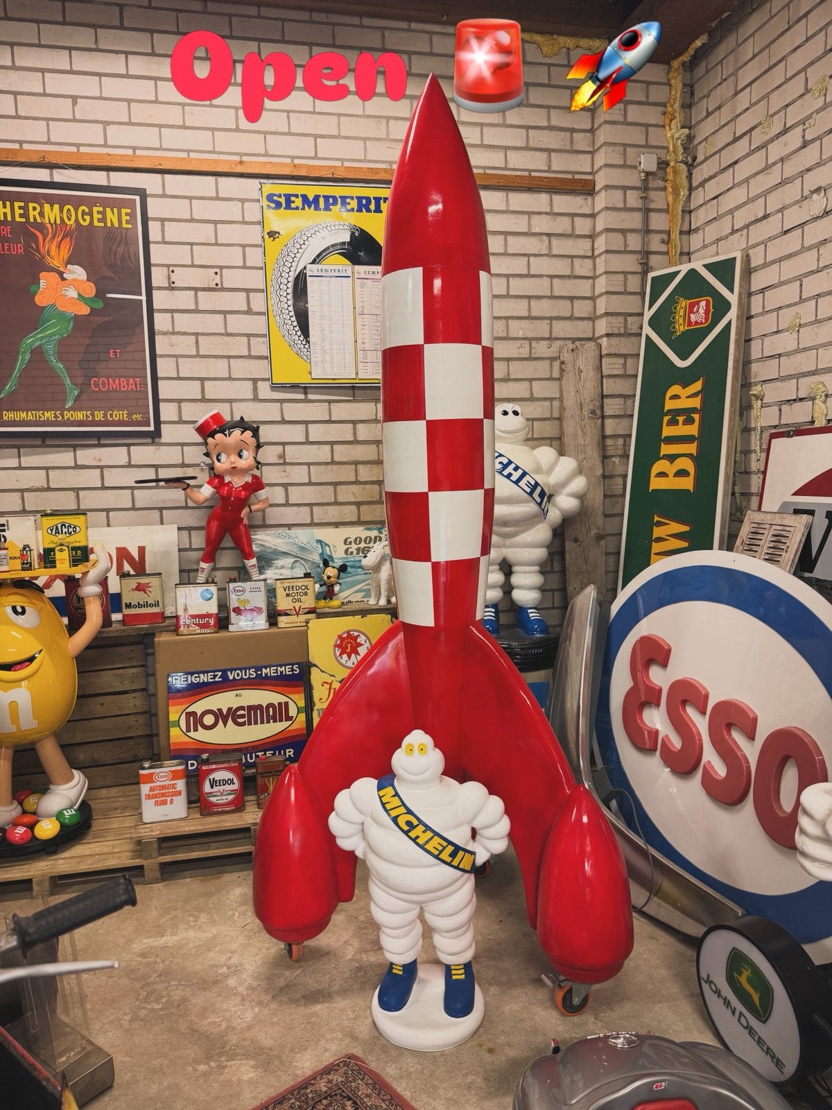 Grote Raket Decoratie - Kuifje Stijl, Ophalen, Gebruikt, Overige typen