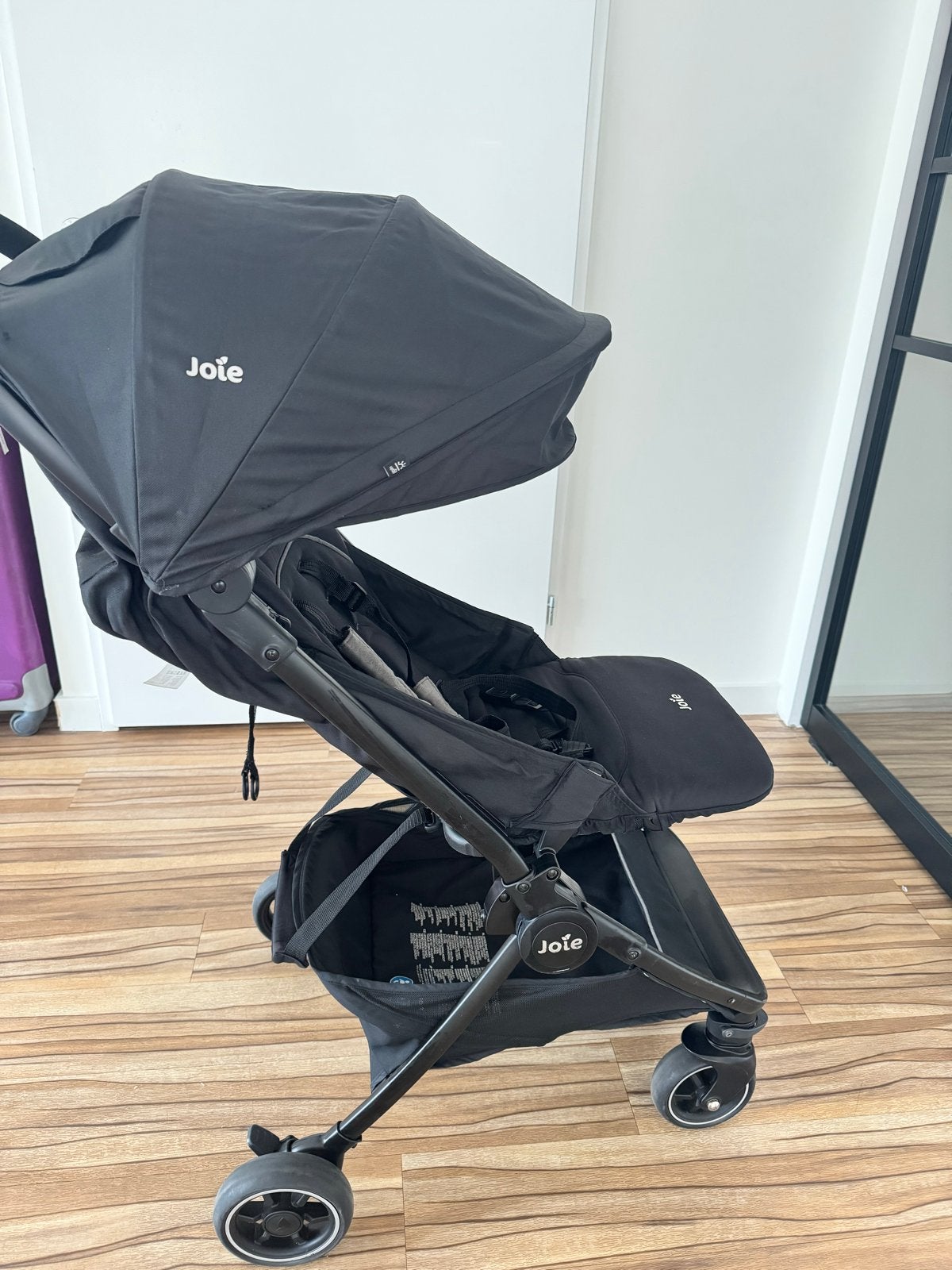Joie Litetrax 4 kinderwagen - Zwart, Kinderen en Baby's, Ophalen of Verzenden, Gebruikt, Kinderwagen, Overige merken