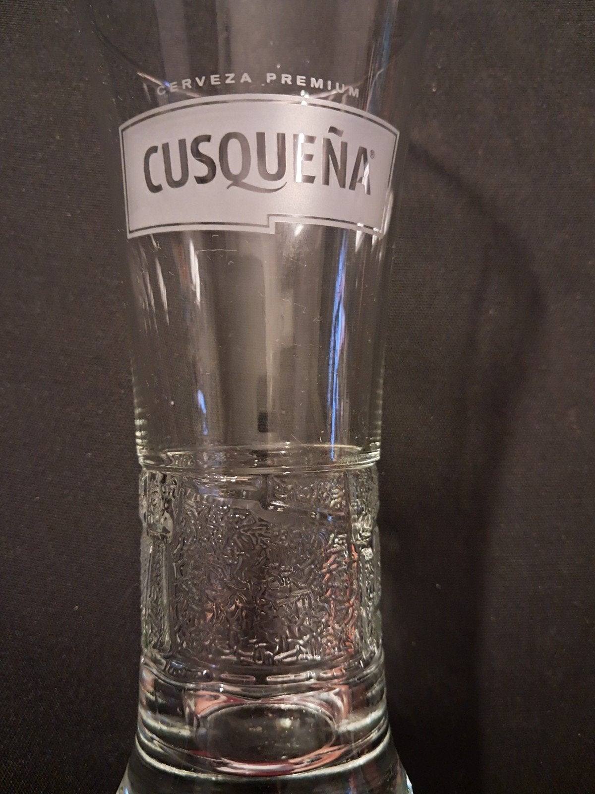 Cusqueña Kero Bierglas - Peruaans Premium Bierglas, Verzamelen, Ophalen of Verzenden, Gebruikt