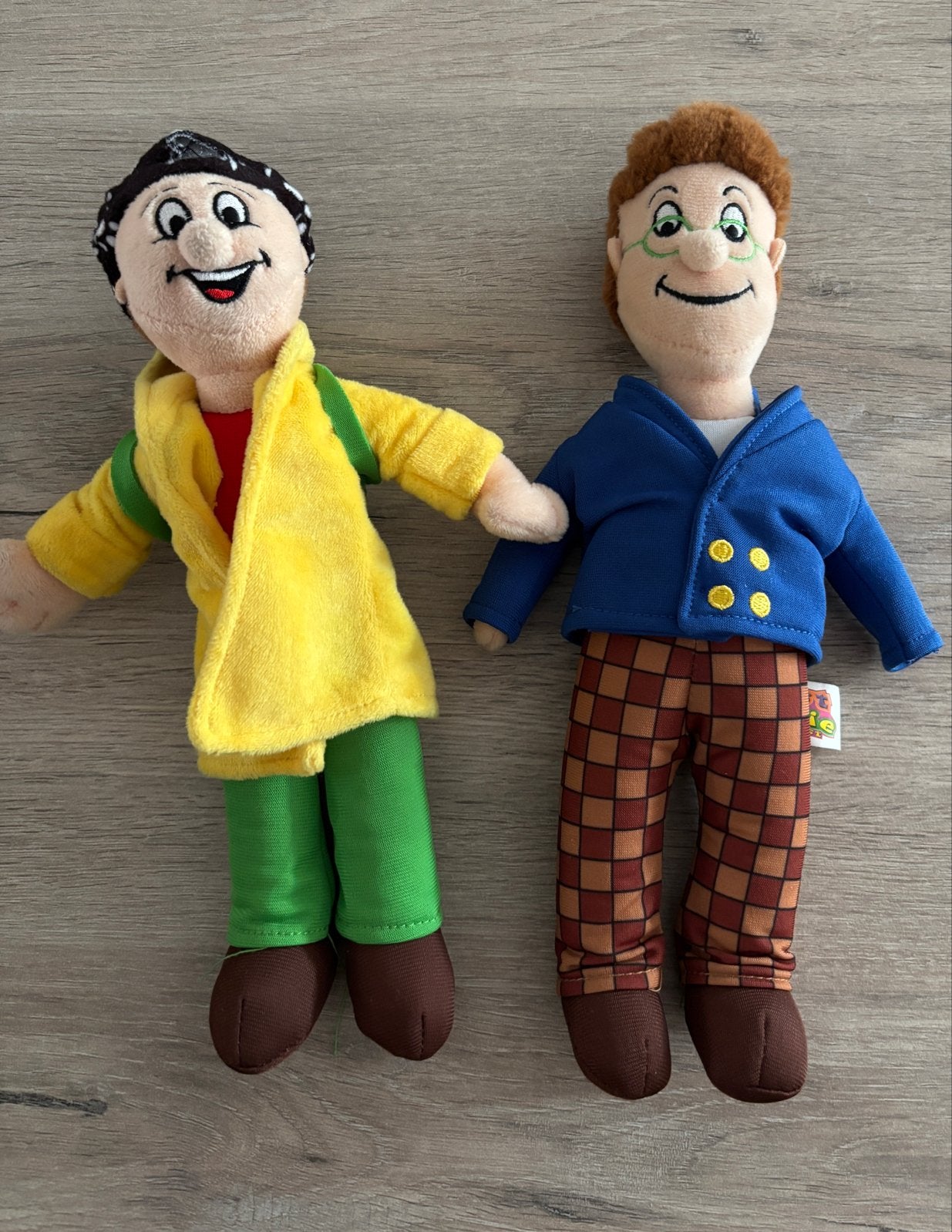 Ernst & Bobbie pluche knuffels – set van 2, Ophalen, Gebruikt, Overige merken, Overige karakters