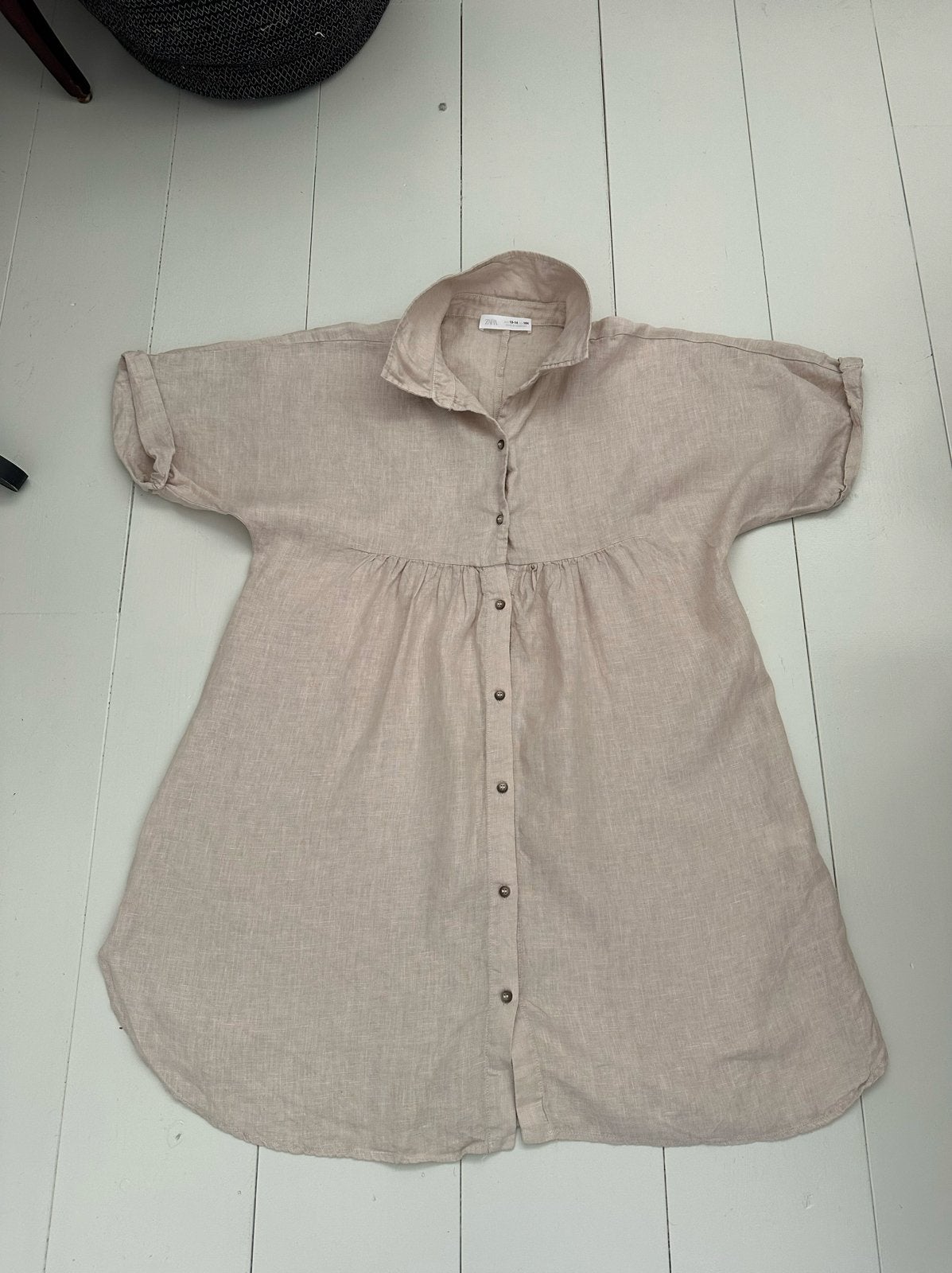 Zara linnen jurk/tuniek beige maat 164 (XS/S), Kleding | Dames, Beige, Ophalen of Verzenden, Zo goed als nieuw, Maat 34 (XS) of kleiner