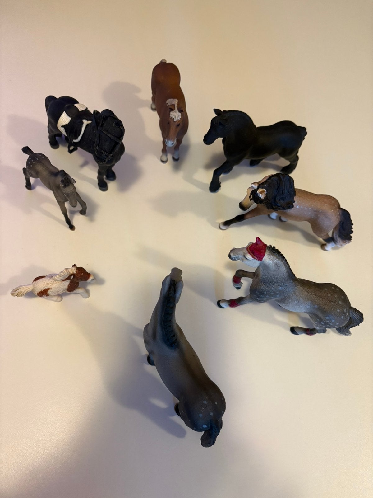 Grote collectie Schleich paarden - 1 koop, Ophalen of Verzenden, Gebruikt