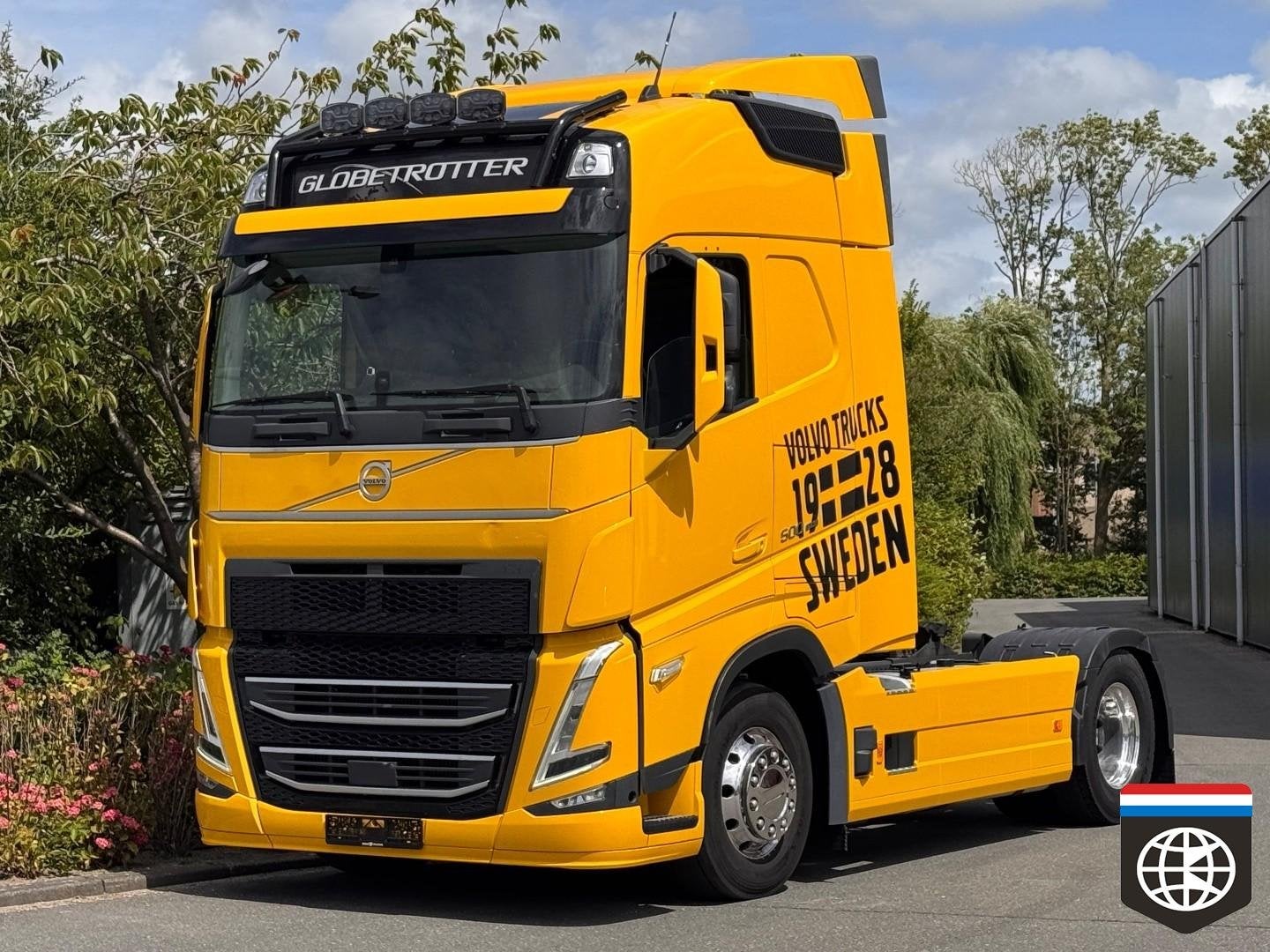 Volvo FH 500 Alu velgen - side skirts - 2x diesel tank - sle, Auto's, Automaat, Achterwielaandrijving, Euro 6, Overige kleuren