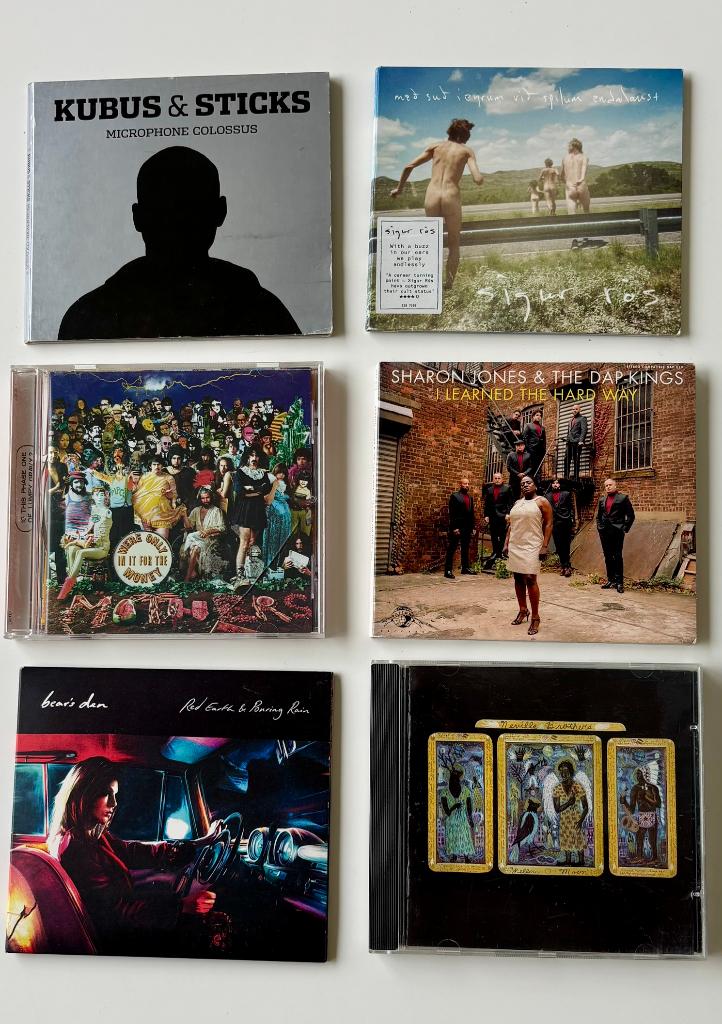 Kubus & Sticks, Sigur Ros, Zappa, Sharon Jones, Bear's, Nevi, Ophalen of Verzenden, Gebruikt