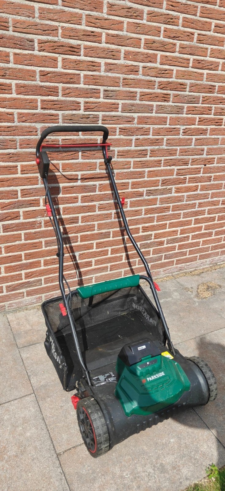 Parkside Accu-grasmaaier PSMA 20-Li A1 - Zo goed als nieuw, Tuin en Terras, Grasmaaiers, Ophalen, Minder dan 30 cm, Accu-grasmaaier