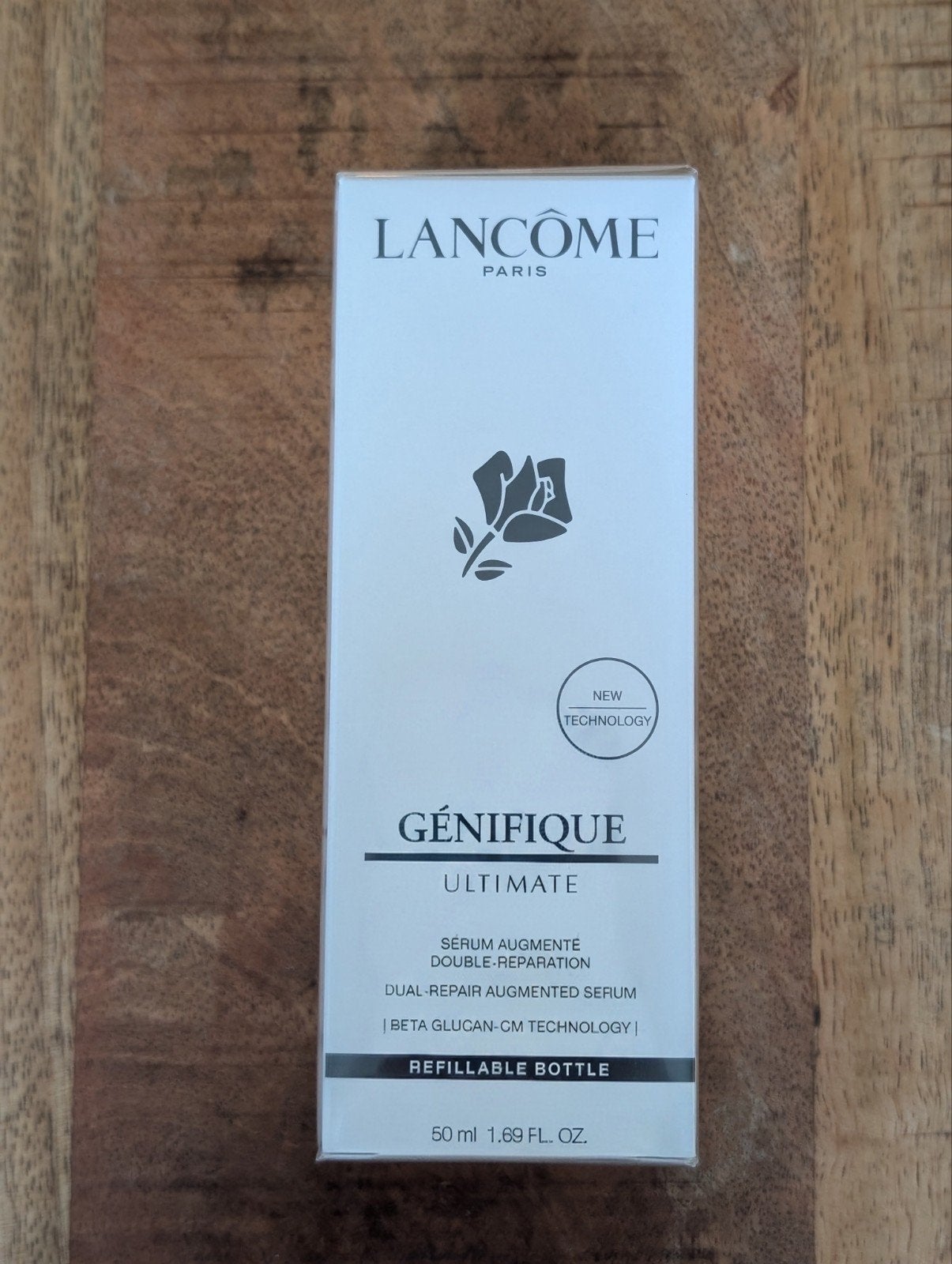 lancome genifique ultimate serum 50ml, Ophalen of Verzenden, Nieuw, Gehele gezicht, Verzorging