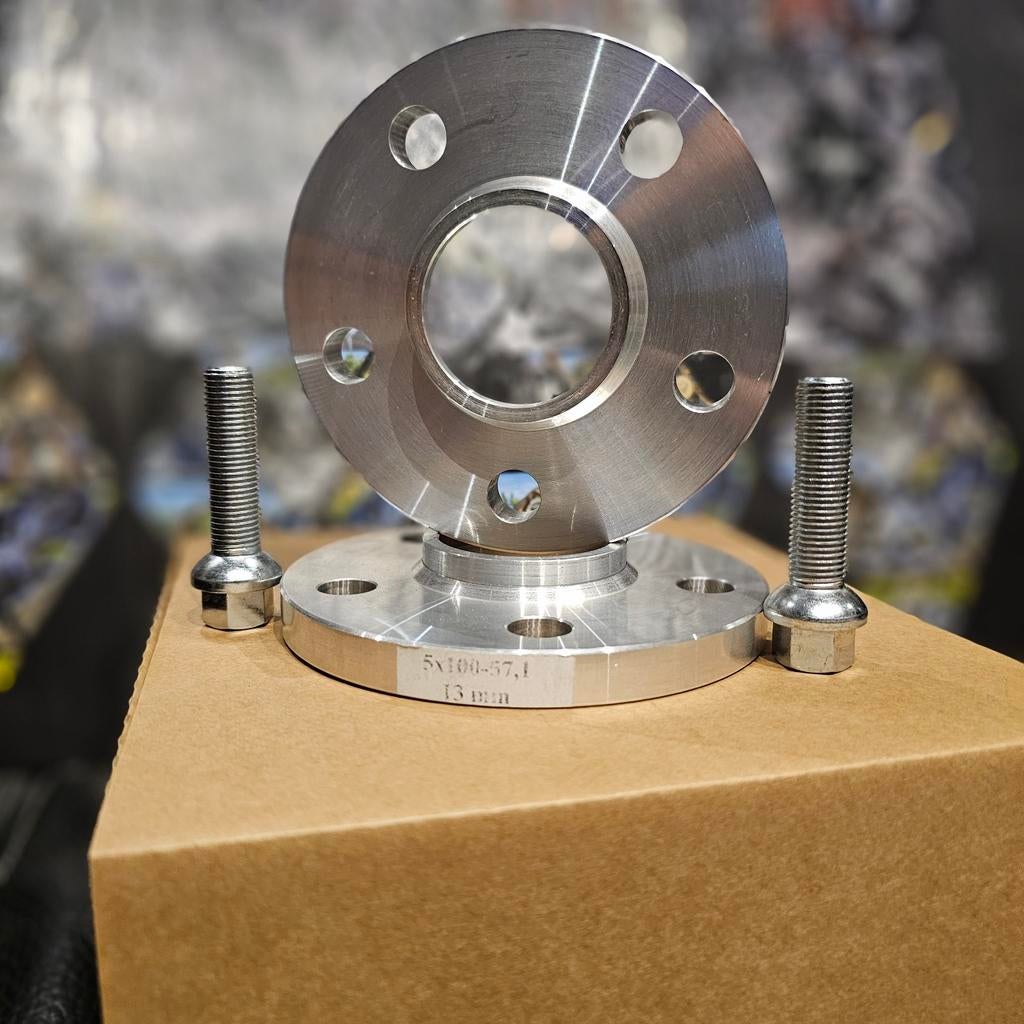 Spoorverbreders spacers Golf 3Gti Polo 5x100 57,1 13mm, Ophalen of Verzenden
