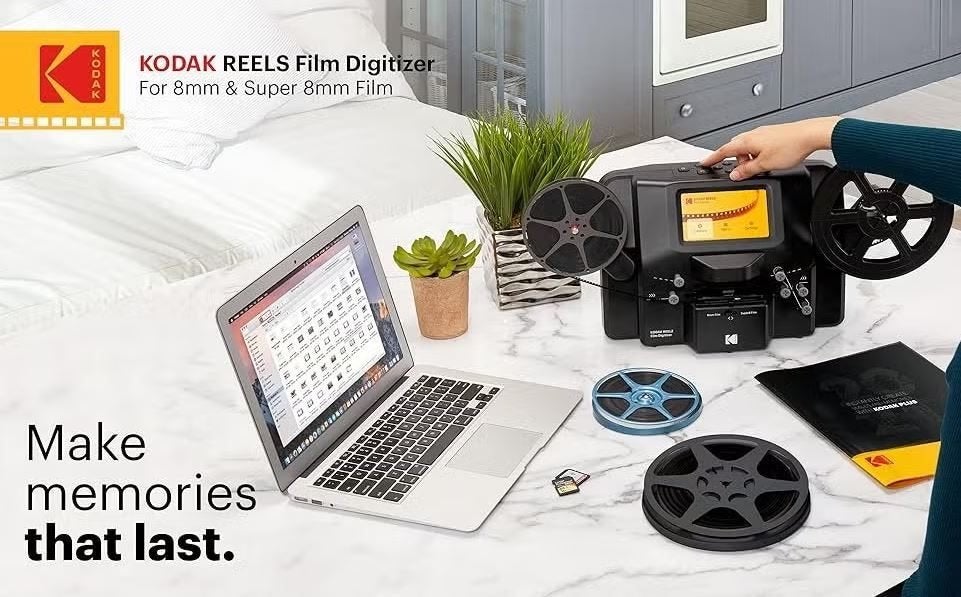 KODAK REELS film digitizer 8mm/Super8mm >> videofilm bv. MP4, Film- of Videodigitalisatie