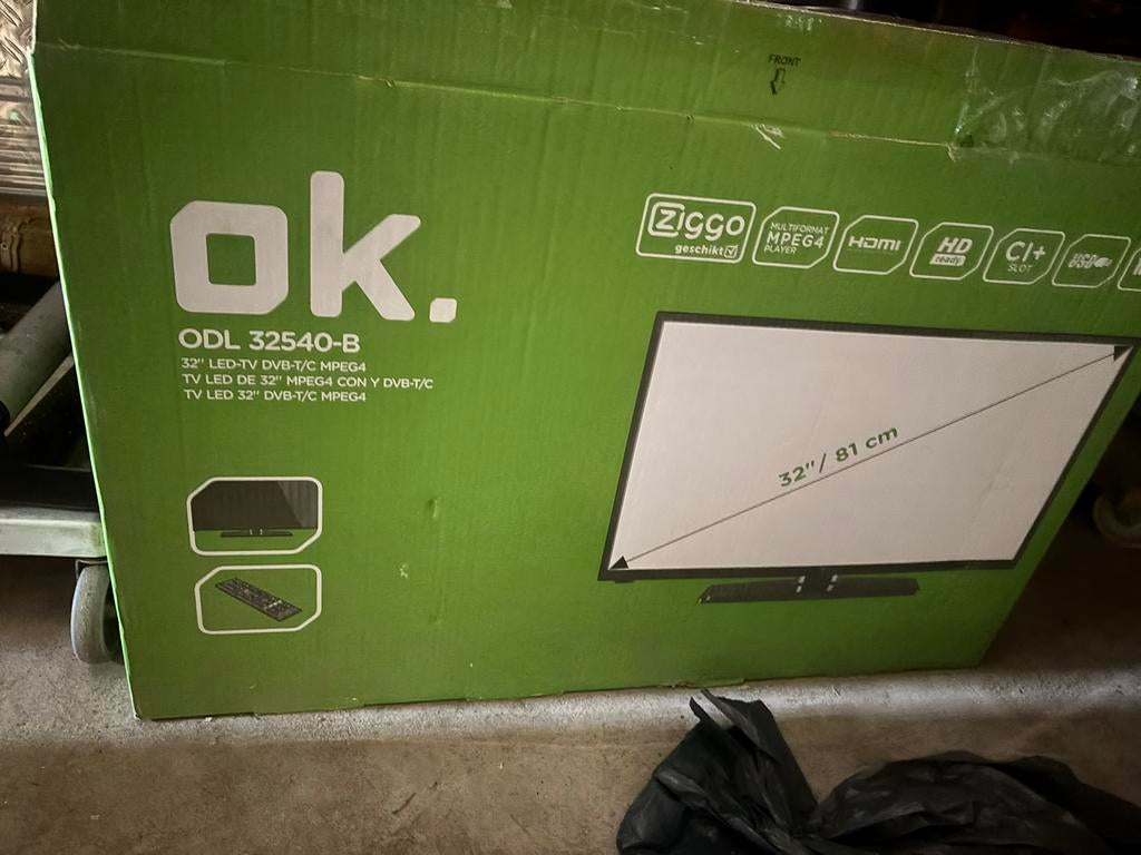 Huisraad te koop: OK. TV en bijzettafel, Overige merken, Verzenden, 50 Hz, HD Ready (720p)